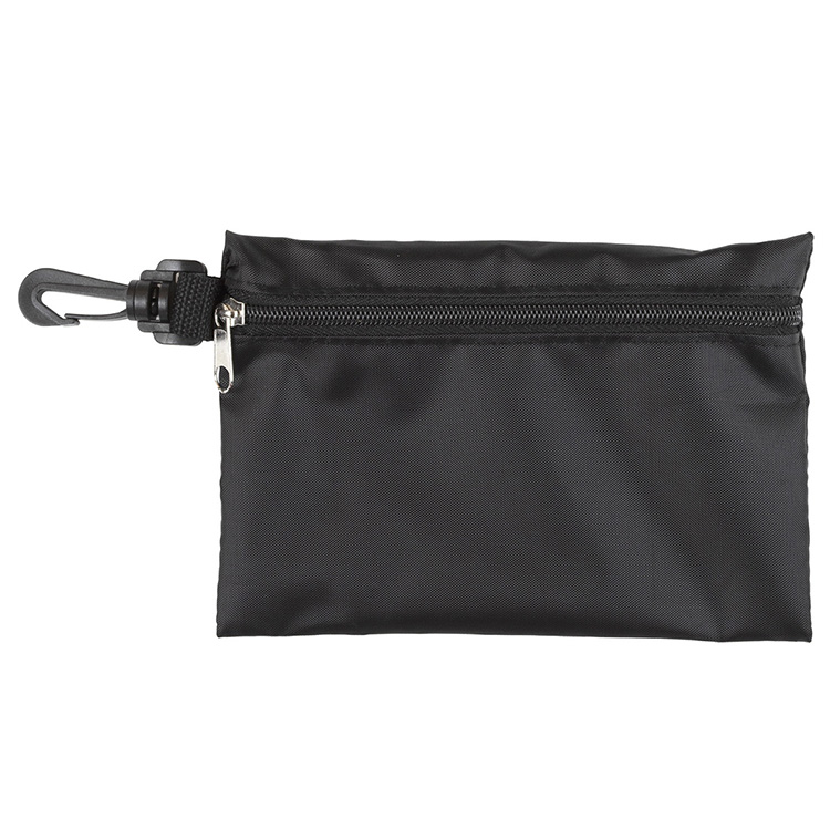 "CHIP" 15 Piece Golf Kit in Supersized Zipper Pack Components inserted into Zipper kit with Carabine 7