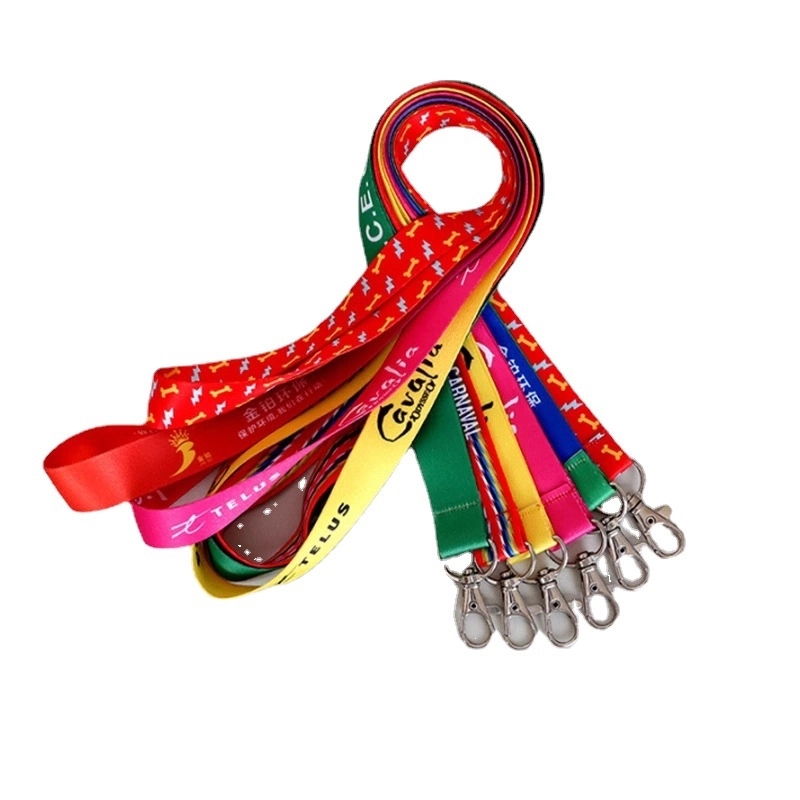 Full color premium double 3/4" lanyard 3
