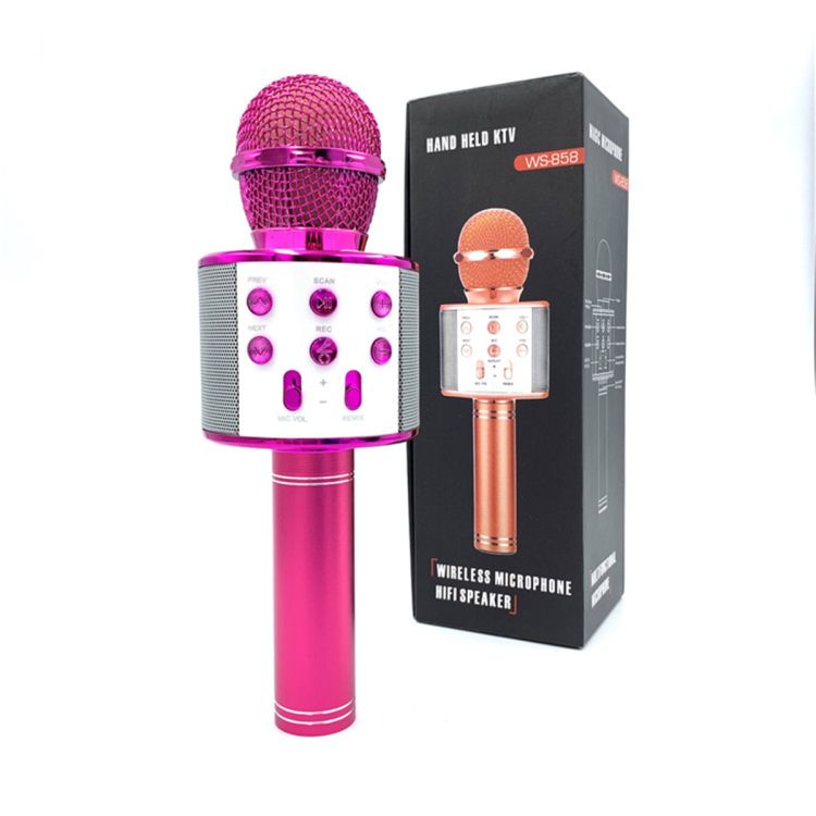 LED Wireless Bluetooth Karaoke Microphone 3