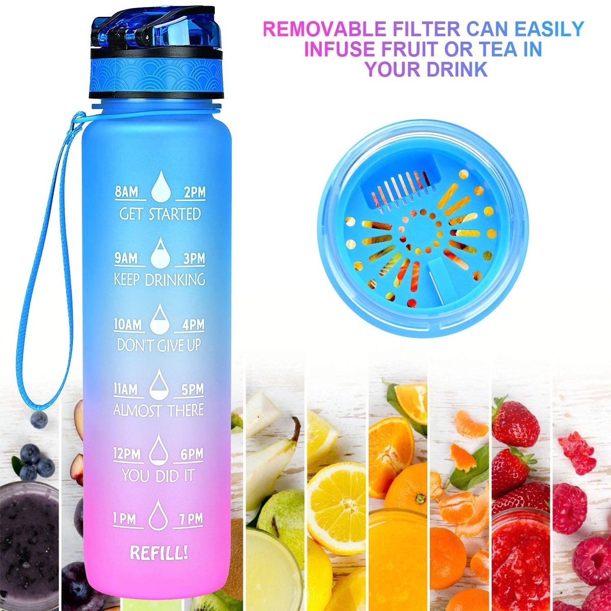 32oz Leakproof BPA Free Drinking Water Bottle 4