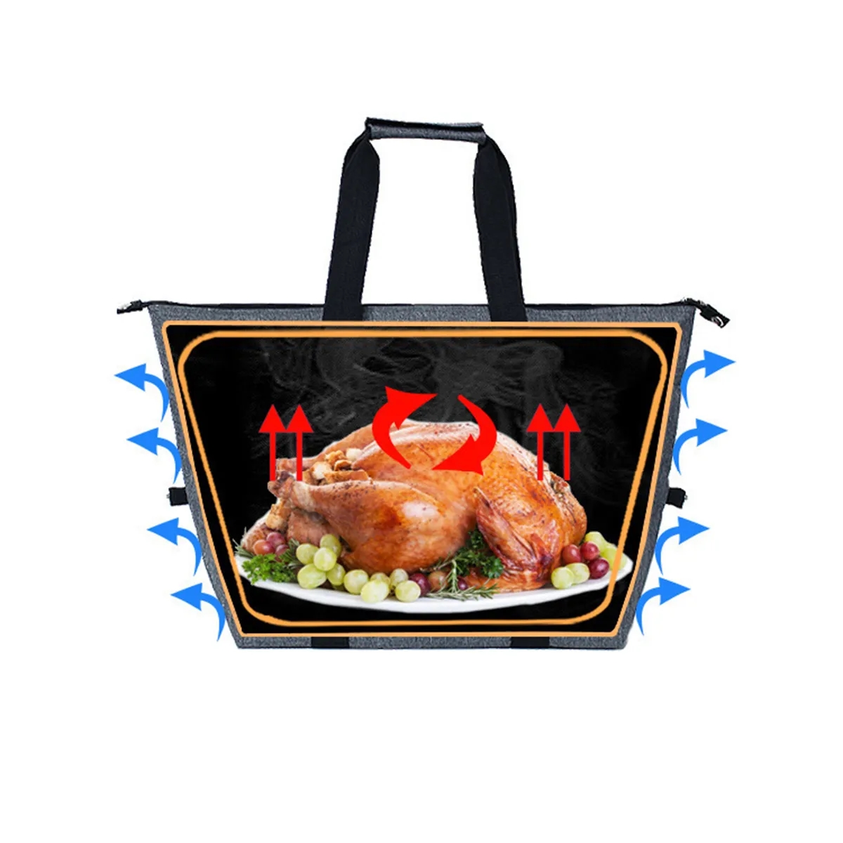 Collapsible Foldable Insulated Picnic Cooler Lunch Tote Bag 1