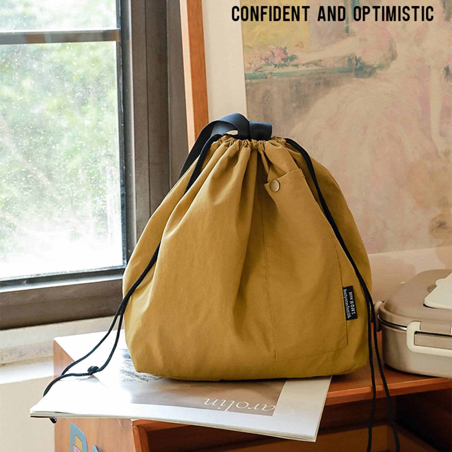 Waterproof Nylon Insulated Lunch Tote Bag 4