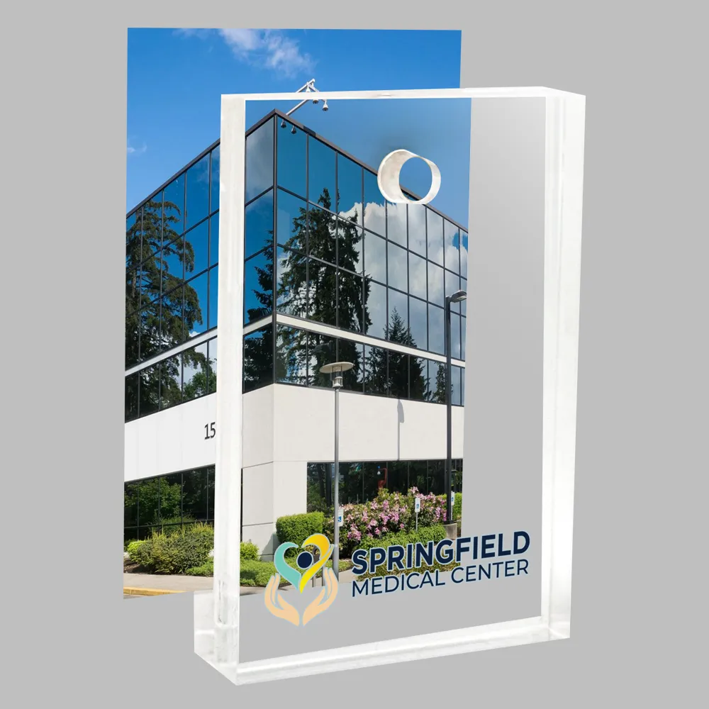 Custom UV color Acrylic Block Frames 14