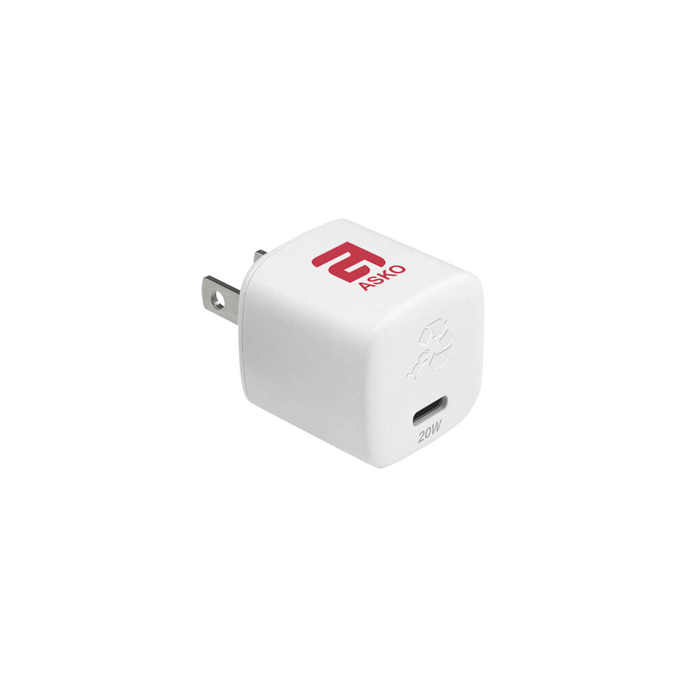 Nimble Wally Subnano 20W USB-C Wall Charger - White