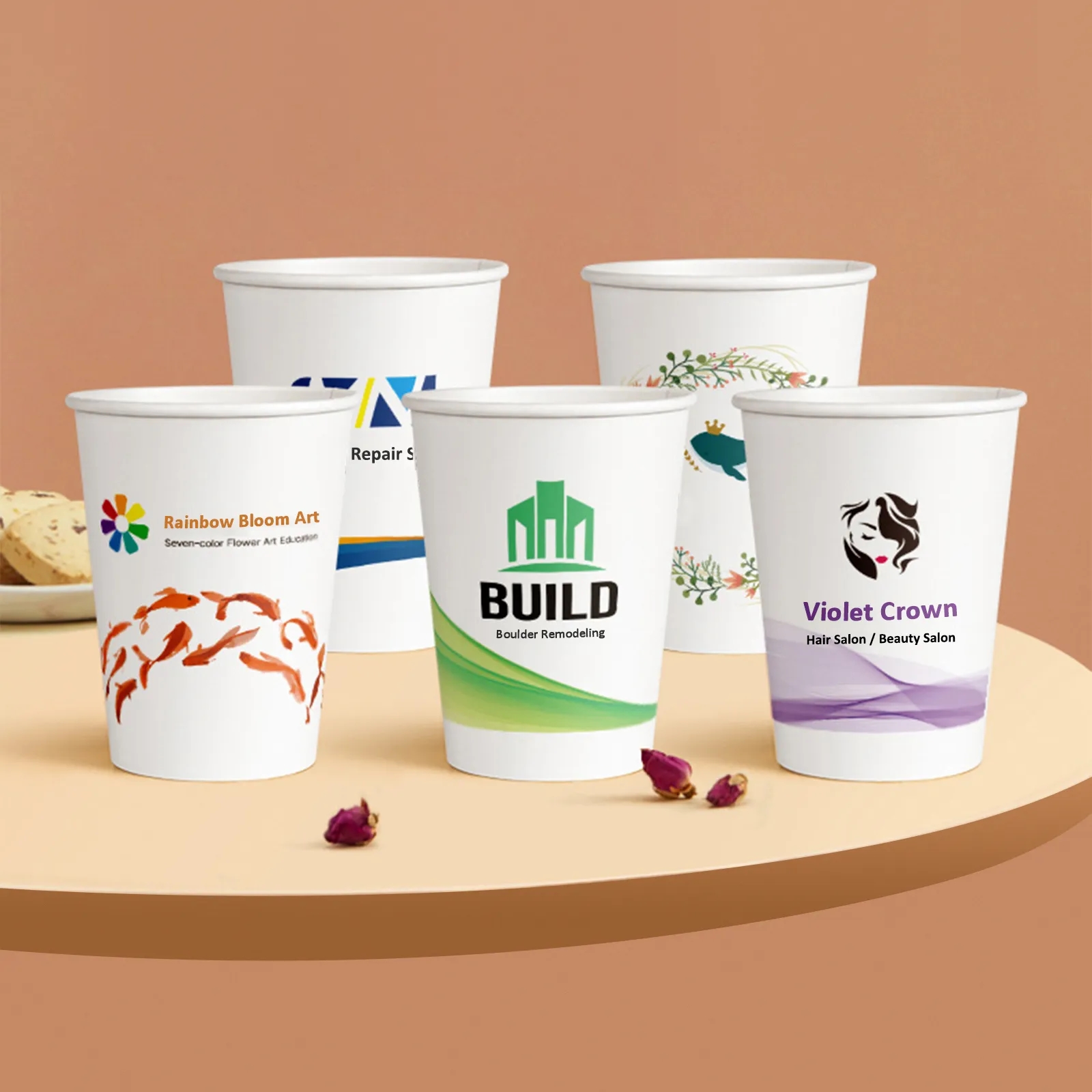 12 oz 16 oz Disposable Paper Coffee Cup 5