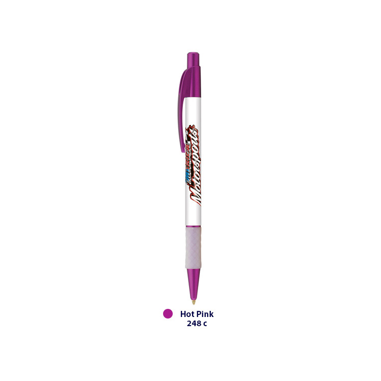 Top Flight Slim Frost Plastic Pen (Full Color Imprint) 1