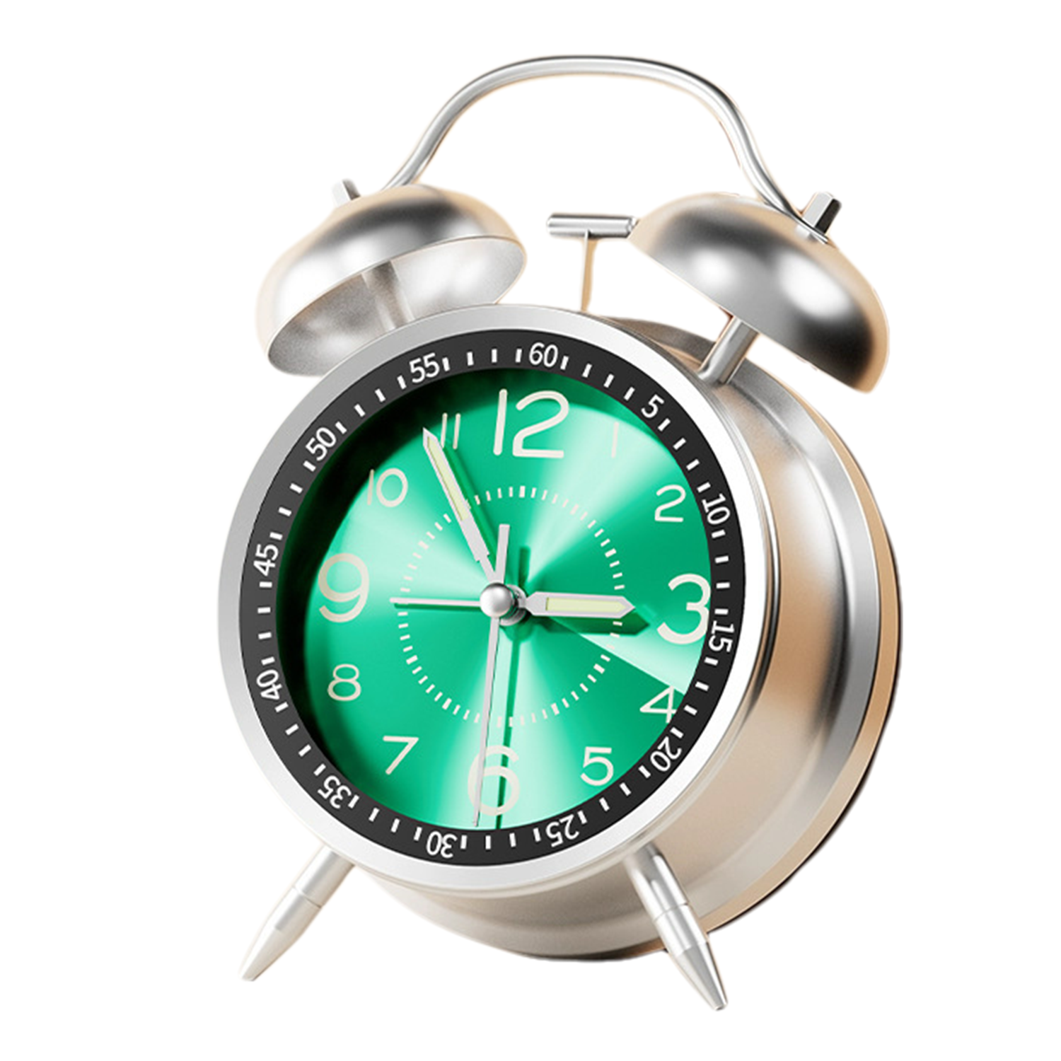 Metal Mechanical Bell Alarm Clock 4