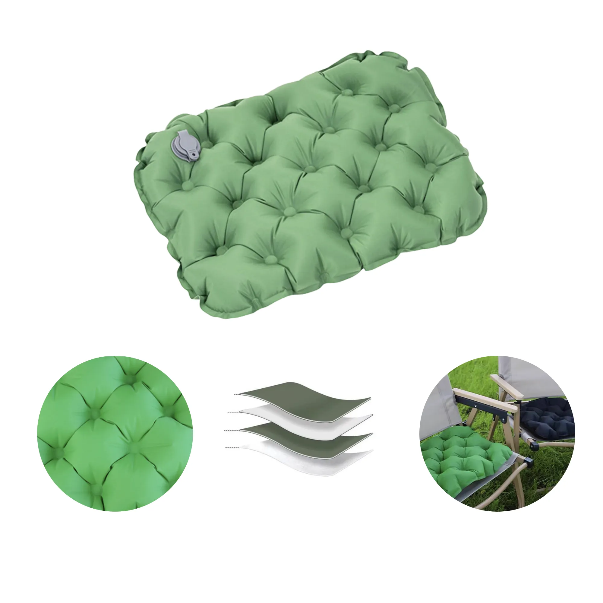 MOQ 10 PCS Foldable Inflatable Cushion 2