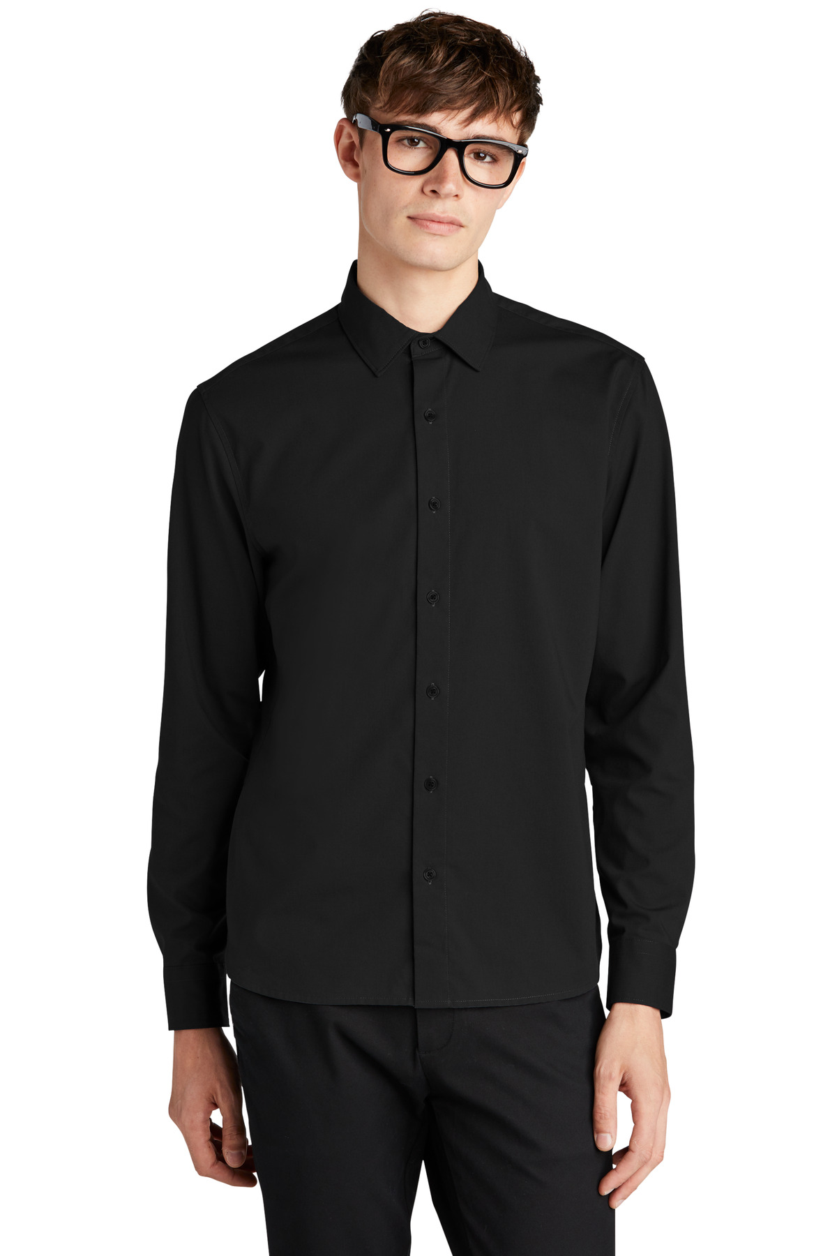 Mercer+Mettle Long Sleeve Stretch Woven Shirt MM2000 25