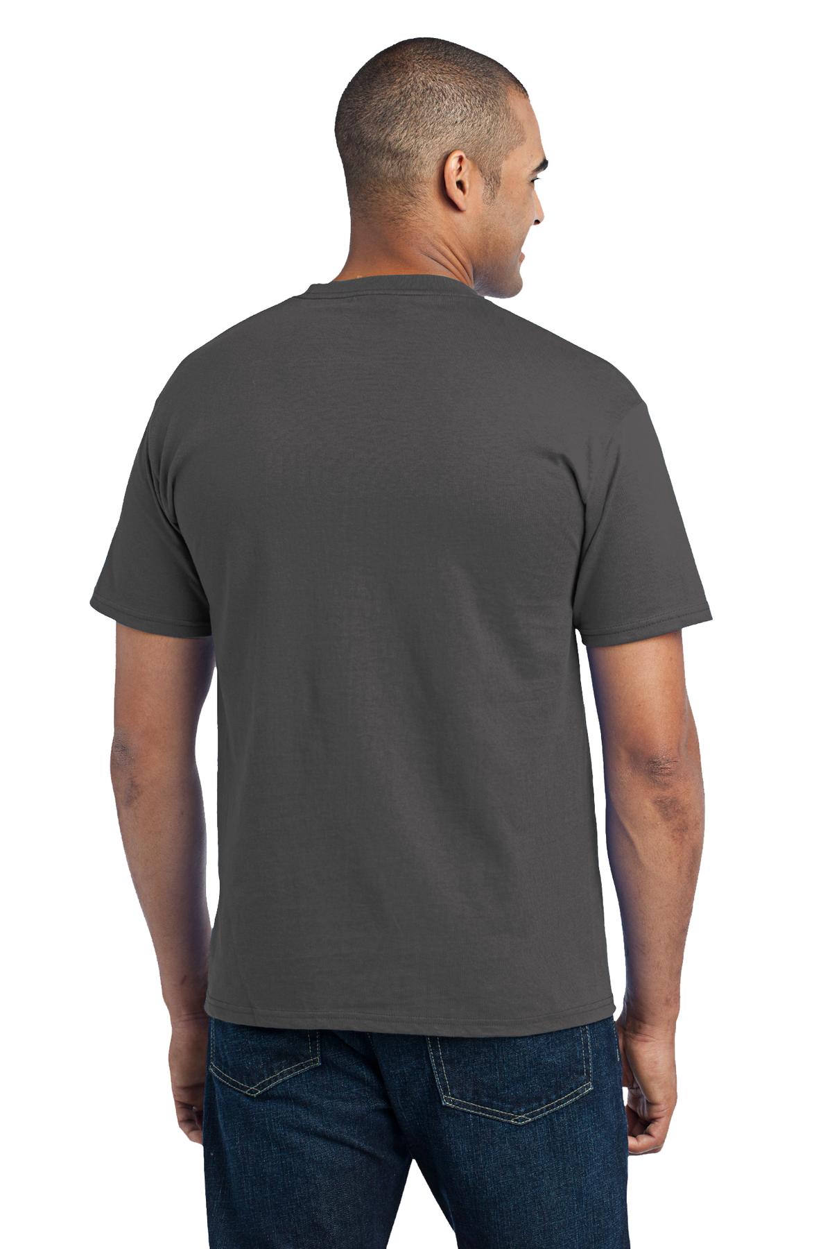 Port & Co Core Blend Pocket Tee. PC55P 53