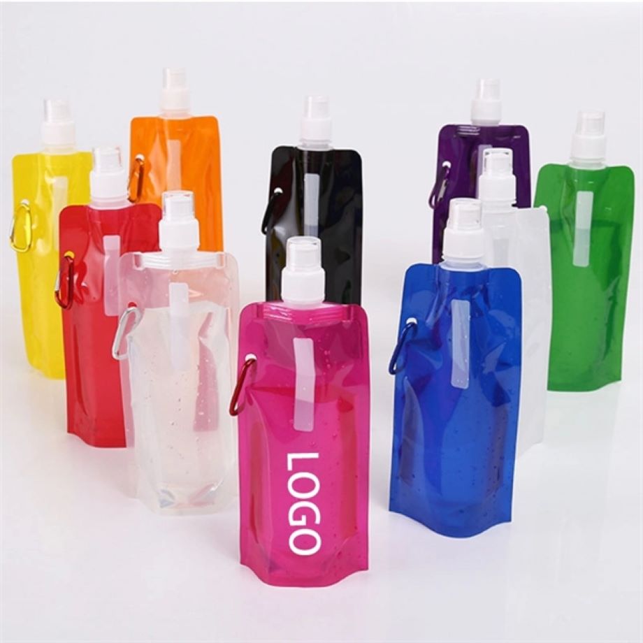 16oz Portable Foldable Water Bottle Bag 2