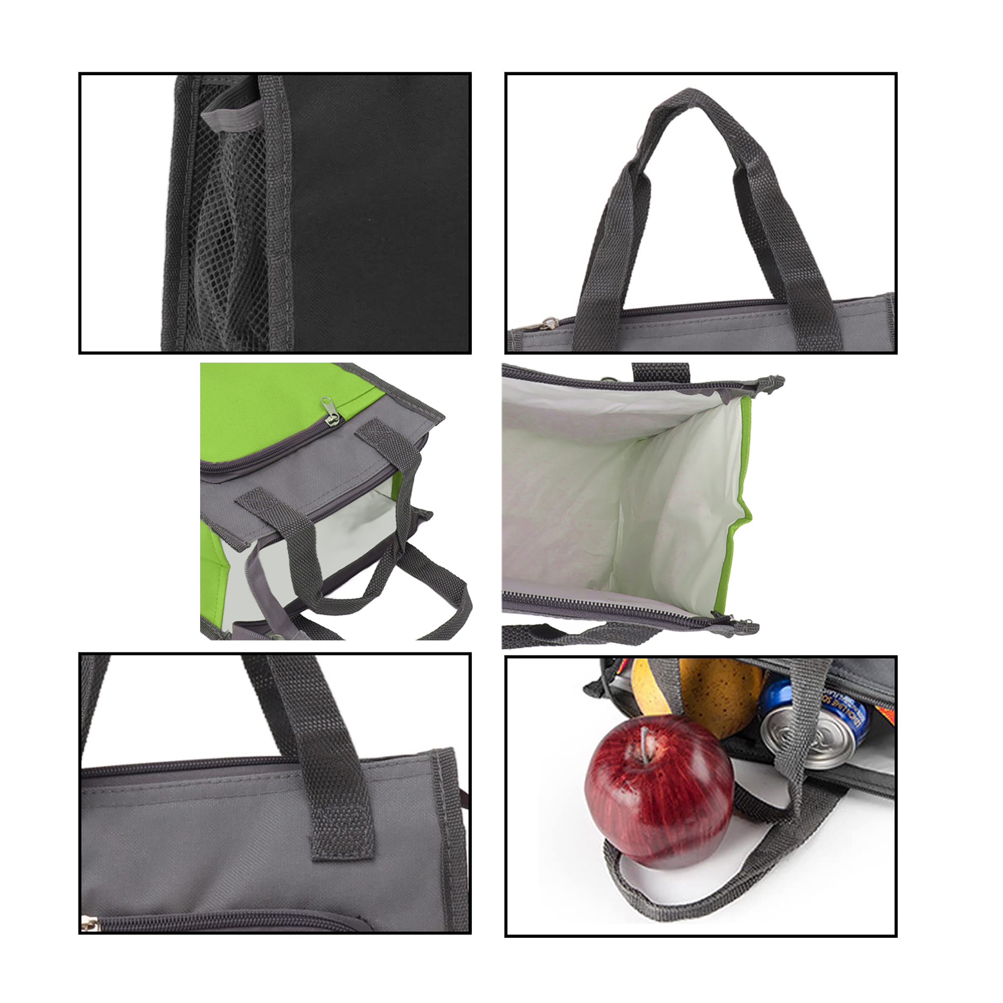 Durable Zippered Insulated Lunch Bag with Spacious Compartments 1