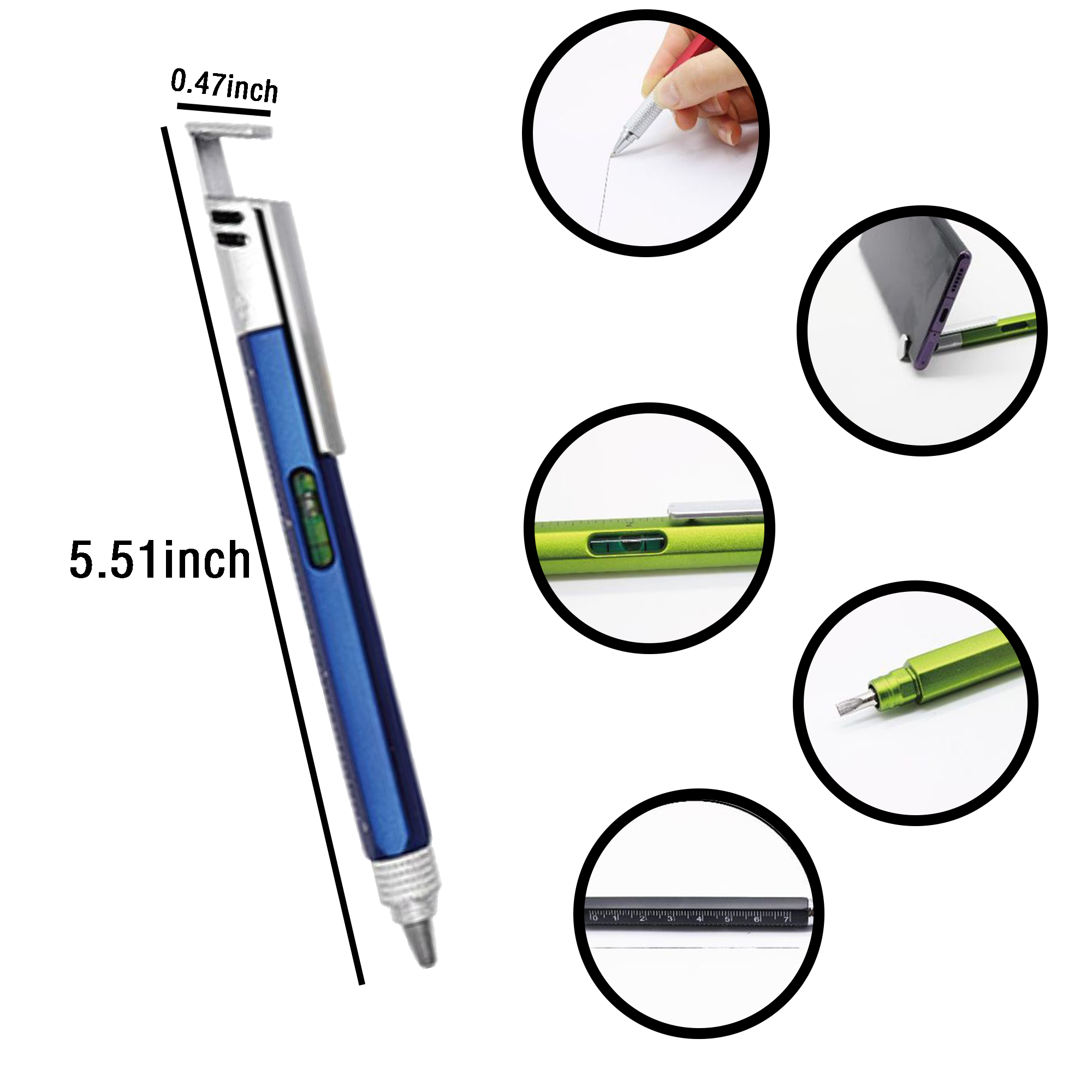 MOQ 20 PCS Measuring Pen With Mobile Stand 2