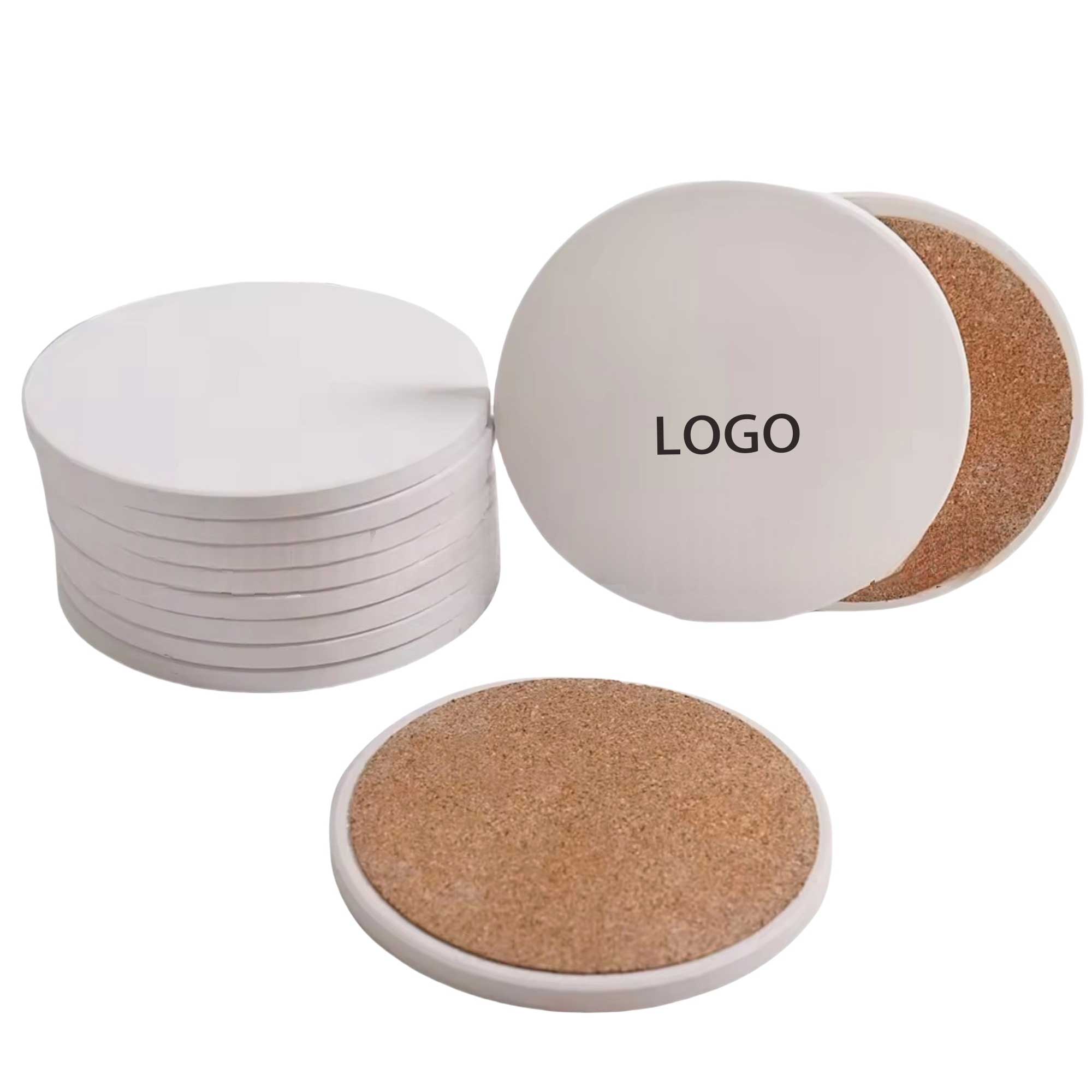 Round Blank Ceramic Coasters 2