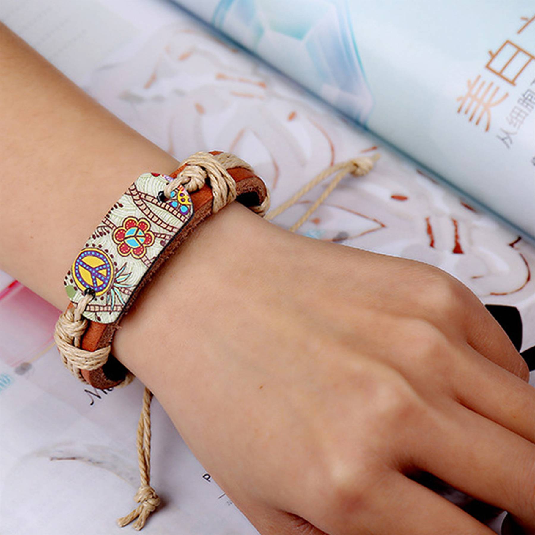 Jute Vintage-inspired woven bracelets 4