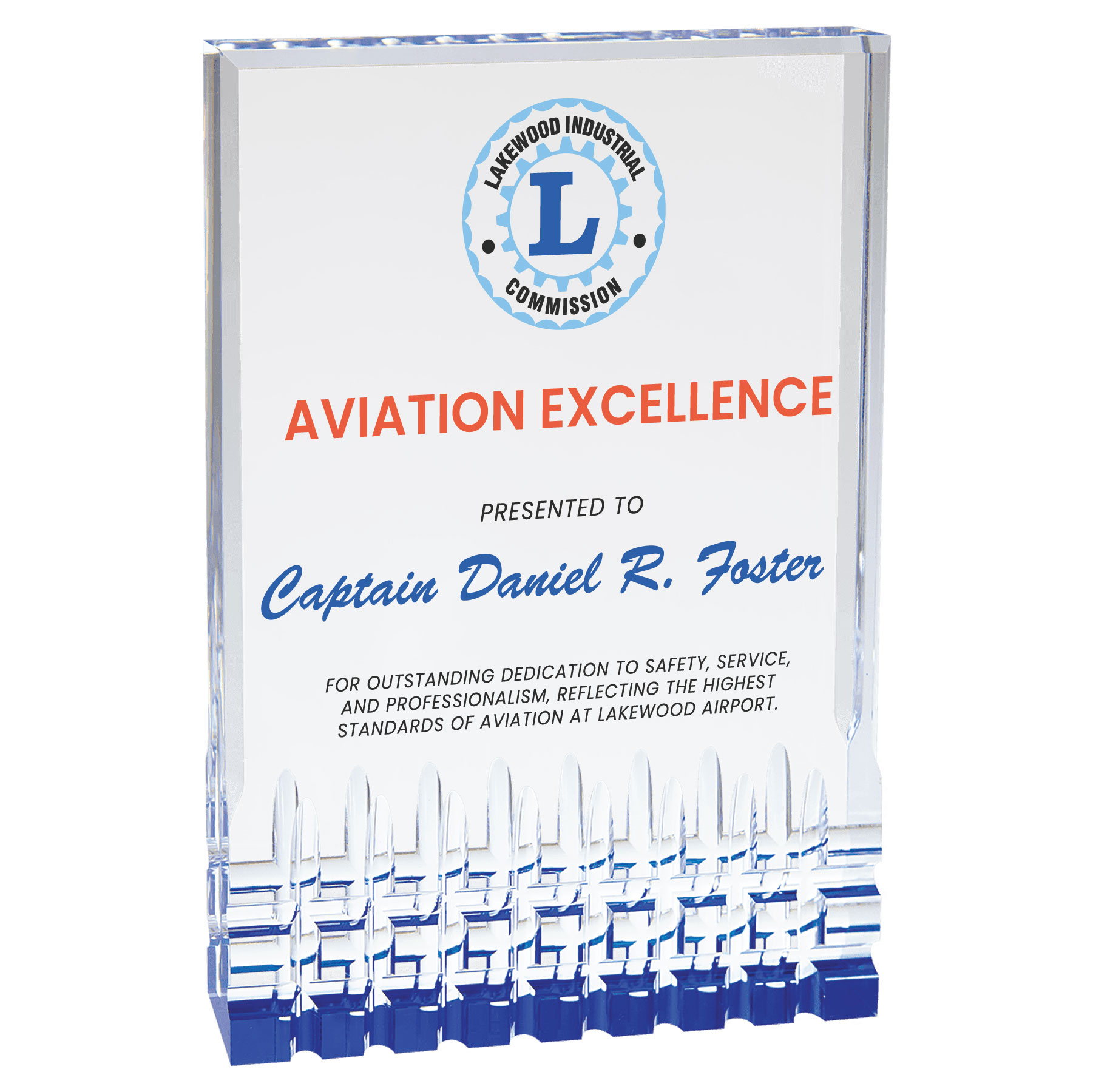 6" x 8" Blue Mirage Acrylic