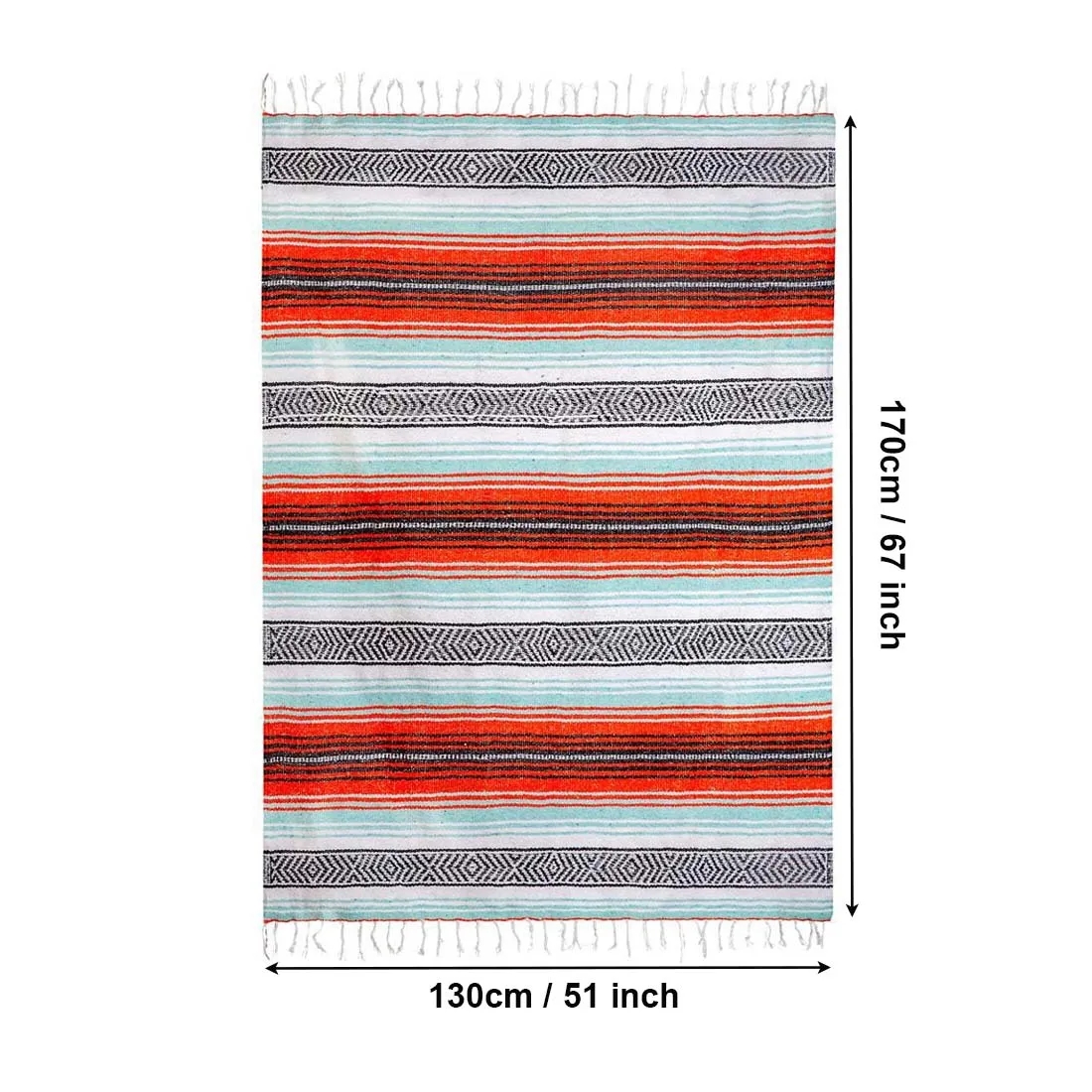 Authentic Mexican Camping Blanket 2