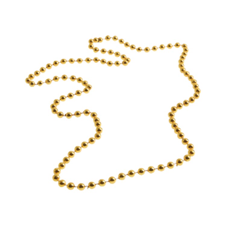 Metallic Bead Necklaces - Gold 2