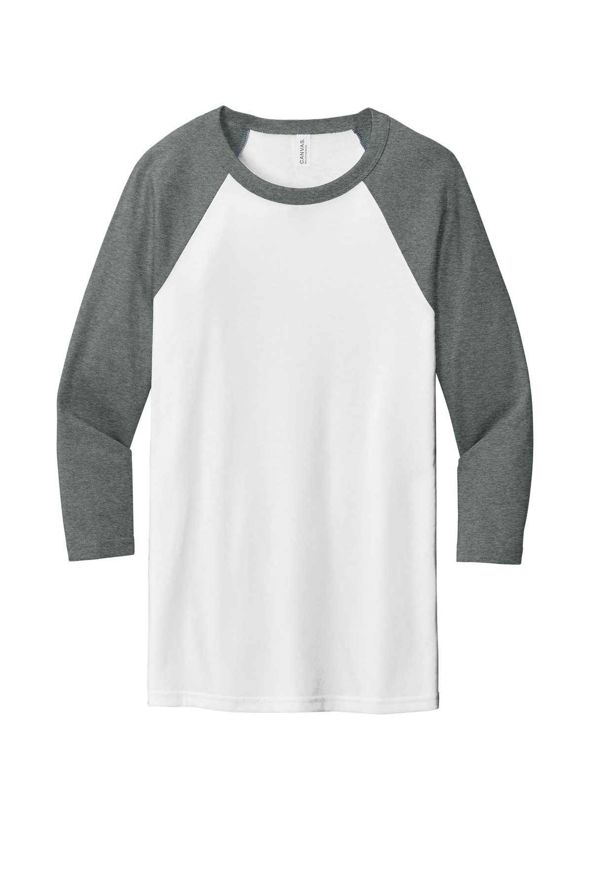 BELLA+CANVAS Unisex 3/4-Sleeve Baseball Tee. BC3200 78