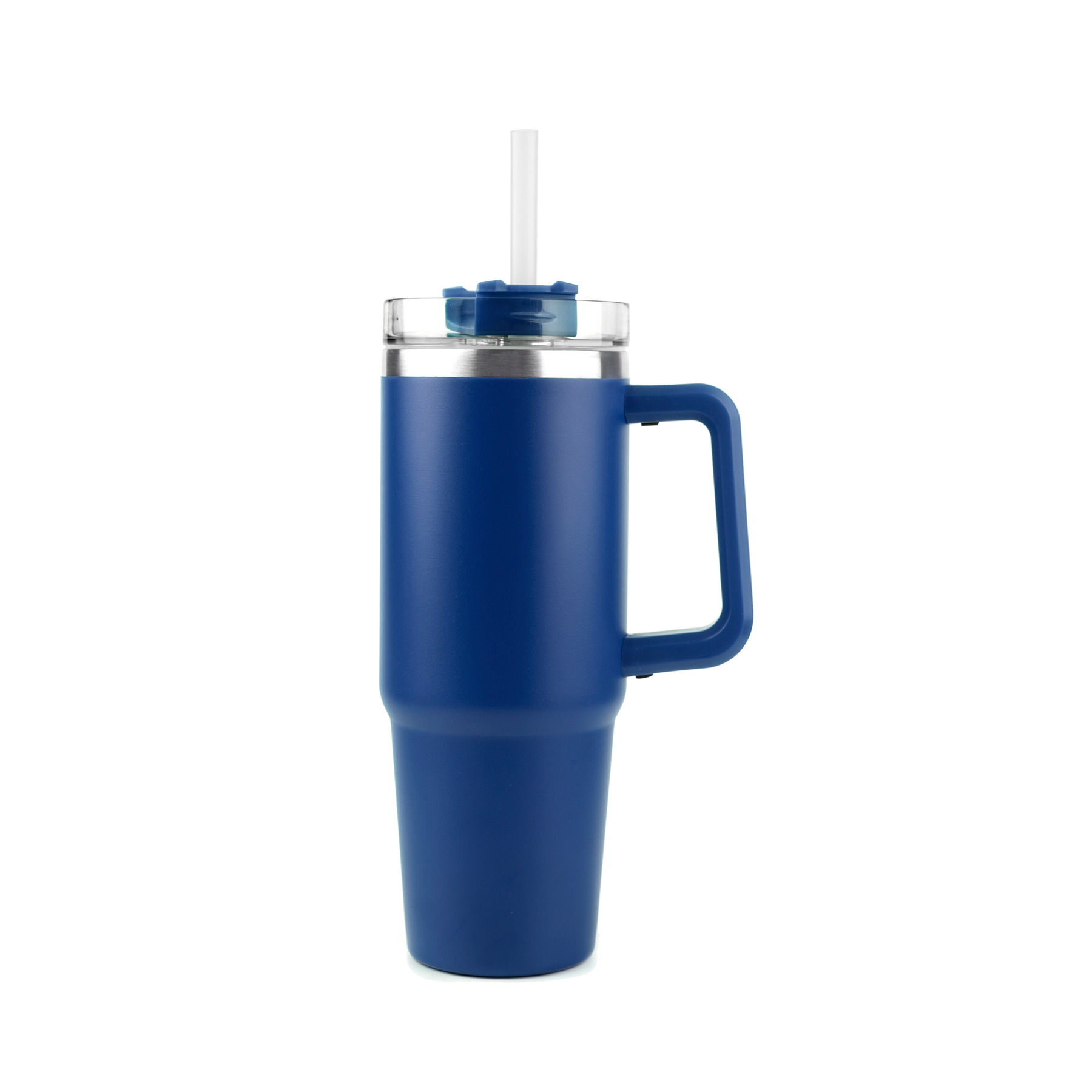 US Stock 30 OZ. S/S Travel Mug w/ Handle & Twist Closure Straw Lid 6