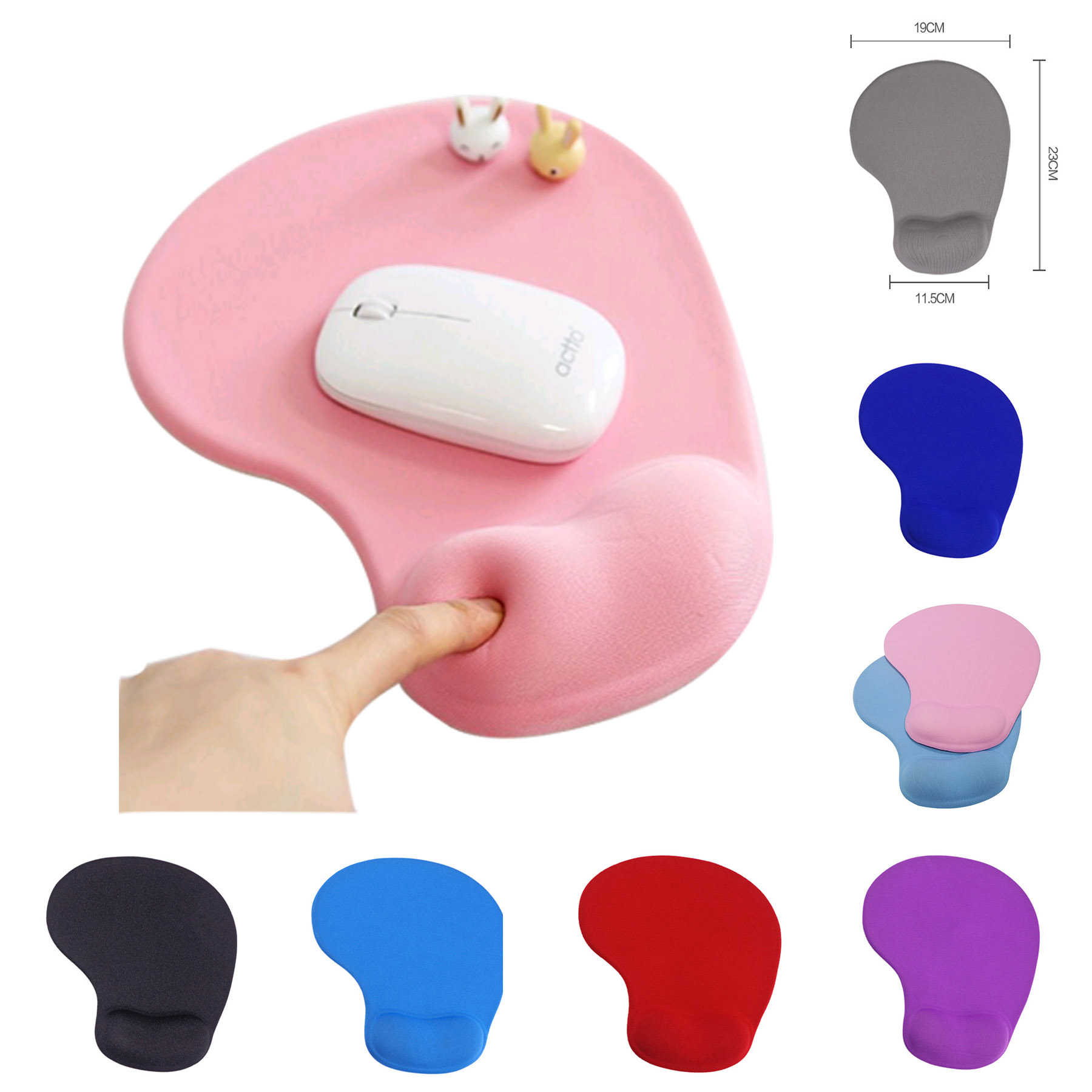 Mouse Pads With Silicone Wrist Support 1