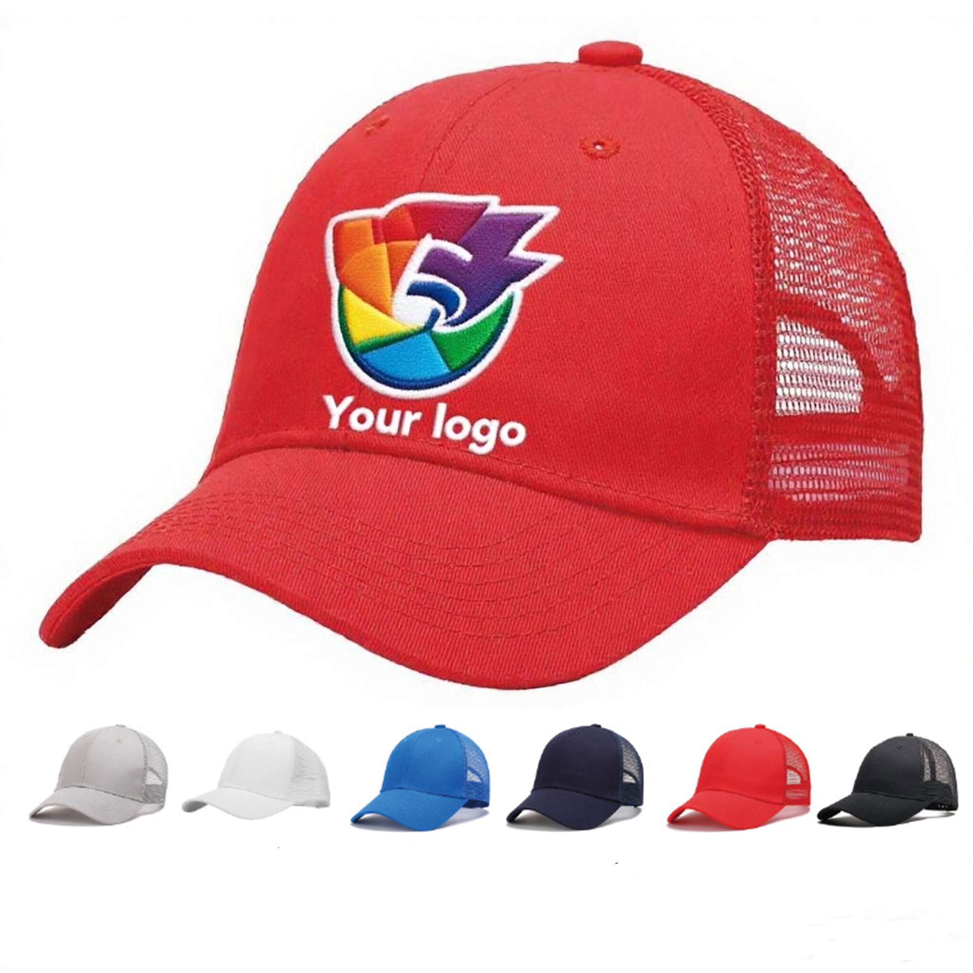 Pure Cotton Mesh Cap Breathable Outdoor Headwear 3