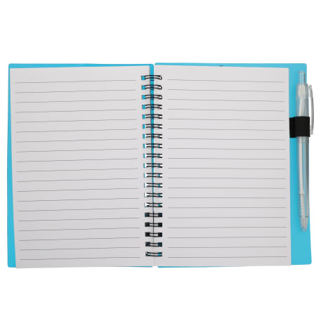 FSC® Recycled 5" x 7" Star Spiral Notebook with Pe 227