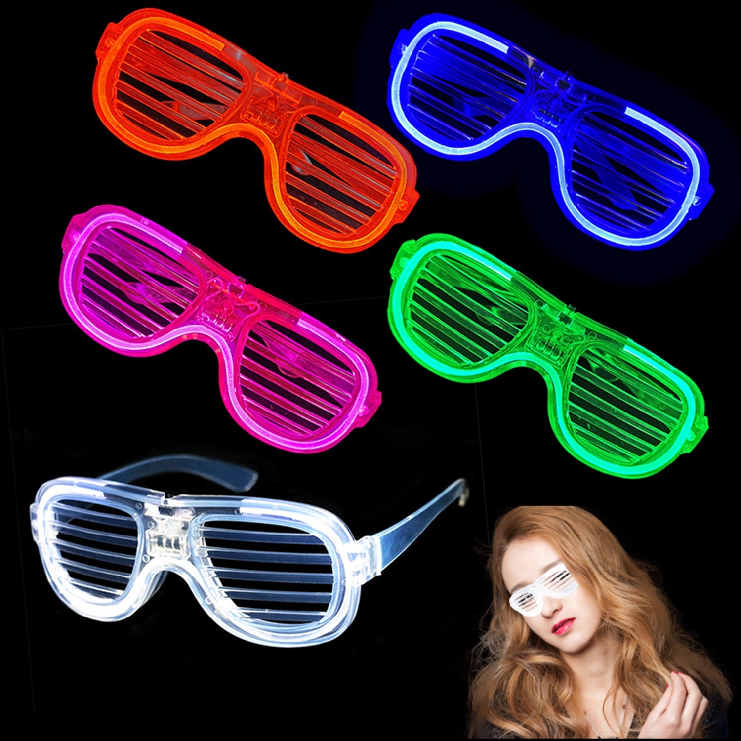 Led Luminous Decorative Glasses 4