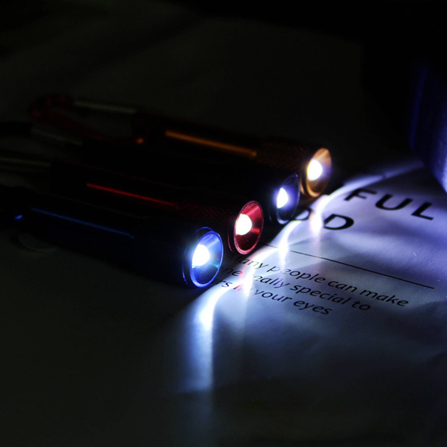 Outdoor Aluminum Alloy Mini LED Strong Light Flashlight 5