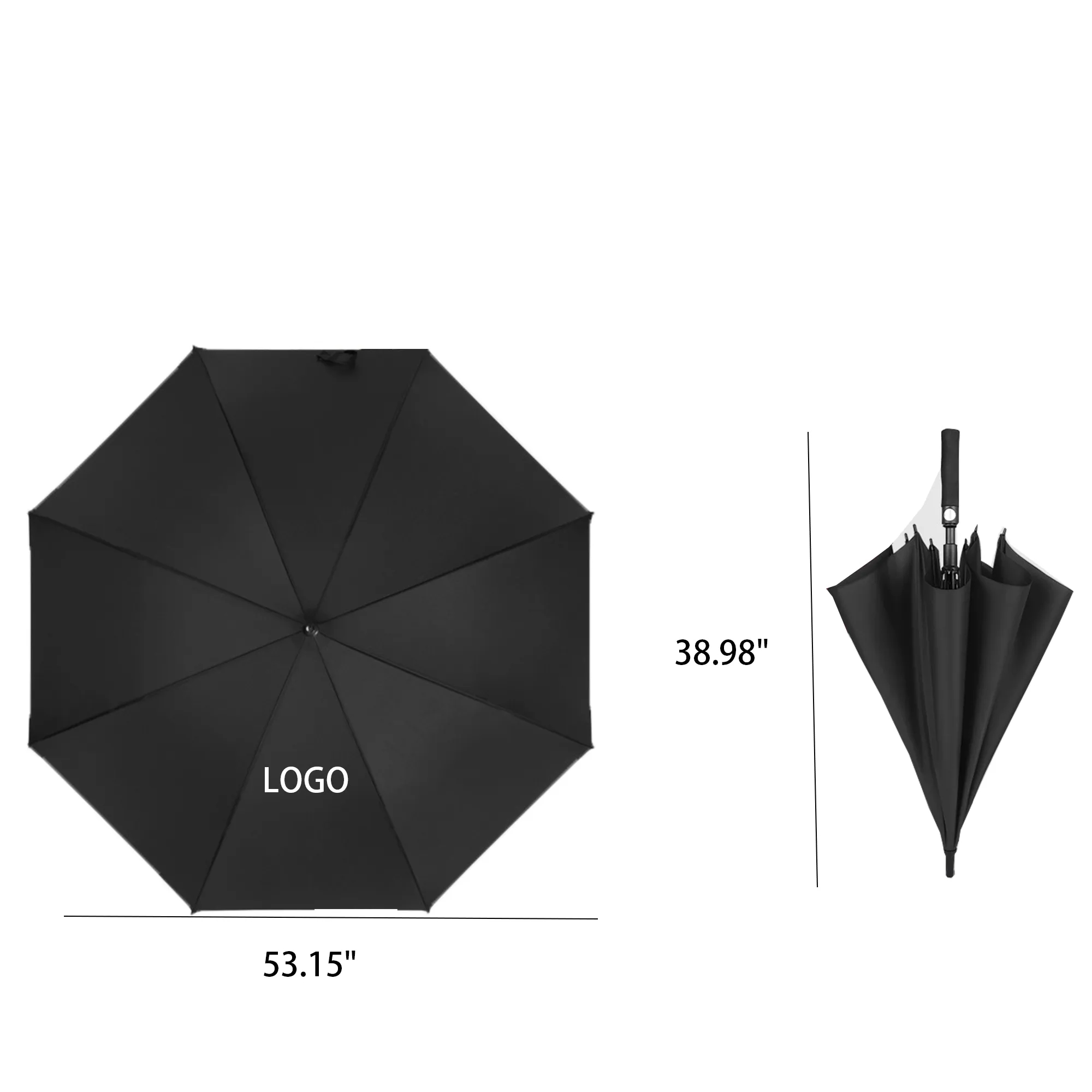 Long Handle Automatic Umbrella Against Wind And Rain 2