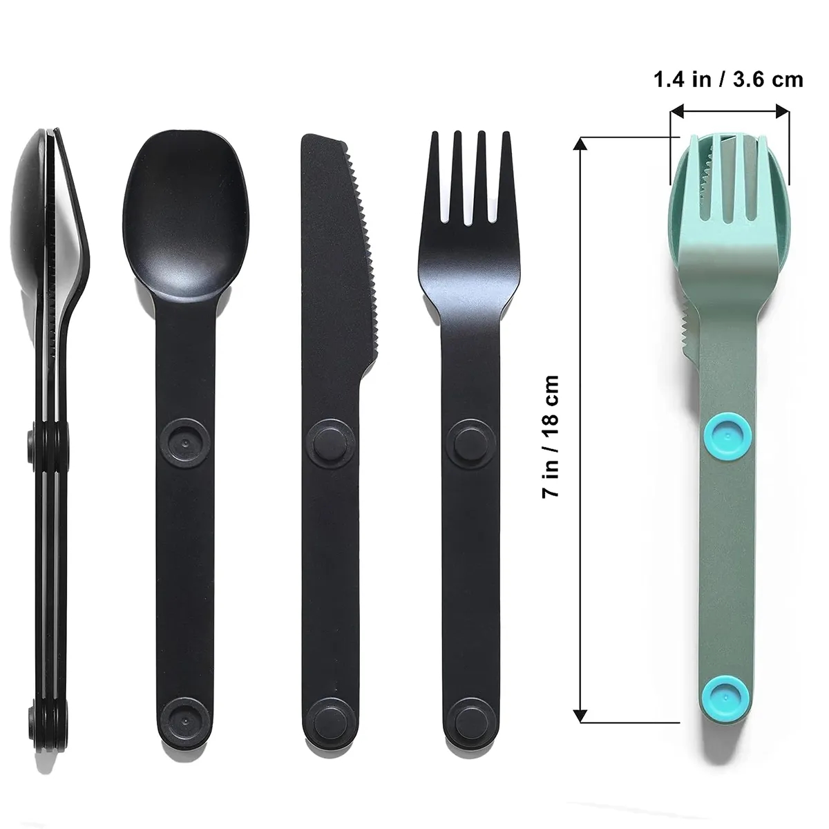 Magnetic Camping Utensils Set 4
