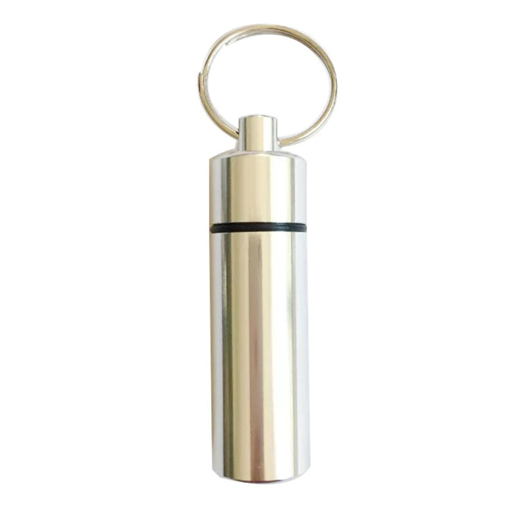 Waterproof Aluminum Pill Holder Keychain 1