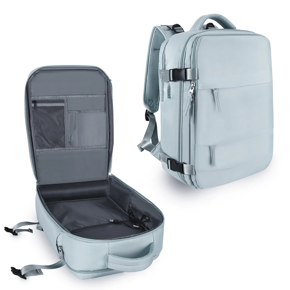 Waterproof Luggage Travel Backpack With Shoe Compartment 9