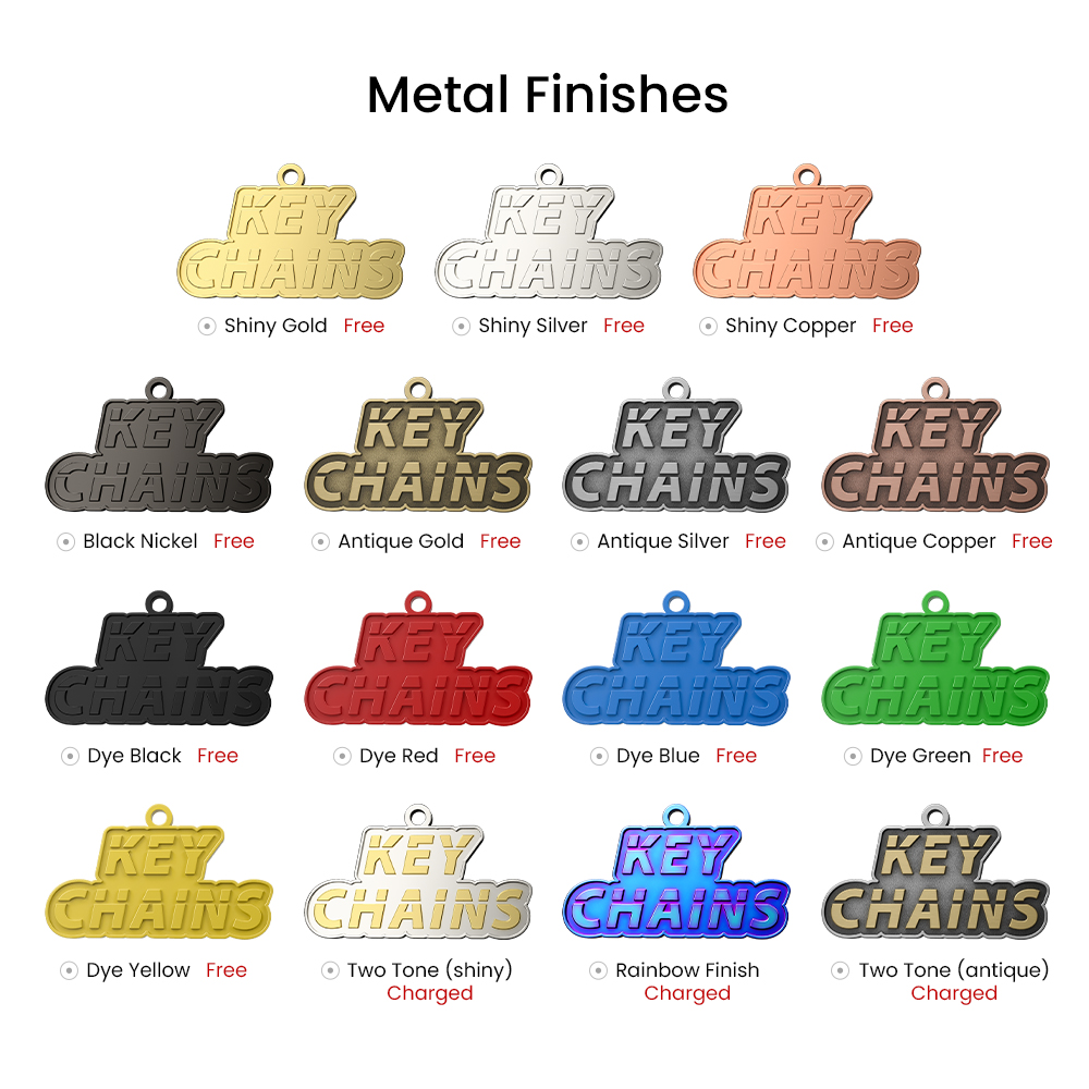 3" Soft Enamel Keychain 11