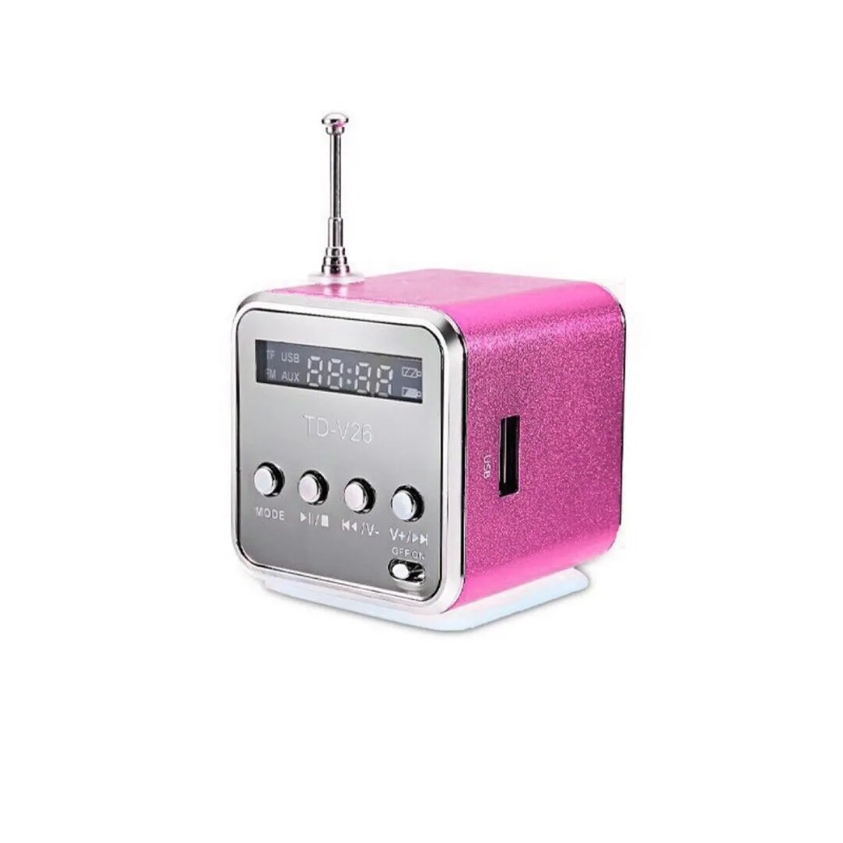 Mini Digital Music Radio Audio Stereo Player Speaker 6