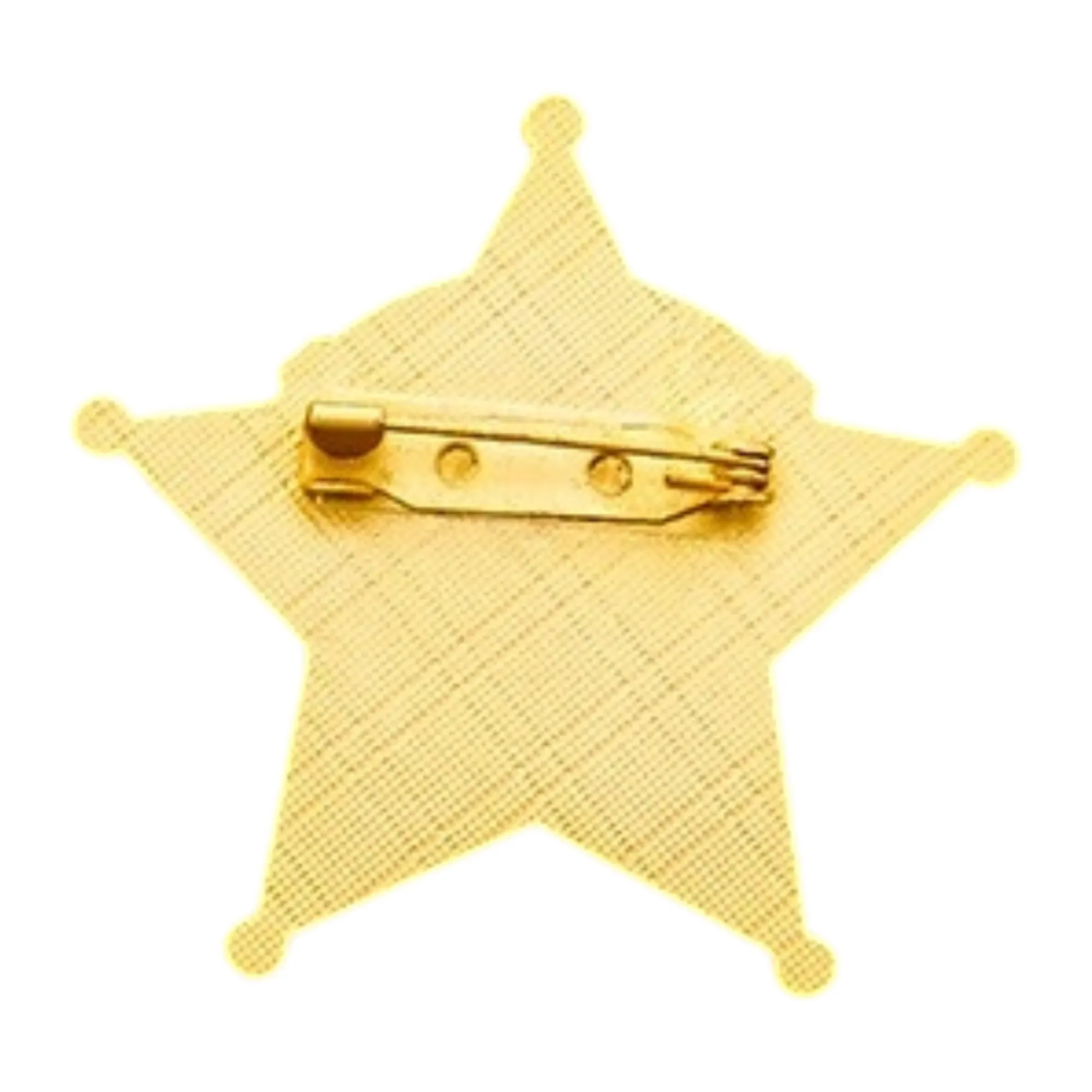 Star - Shaped Badge with Red Accents for Brand Promotion 2