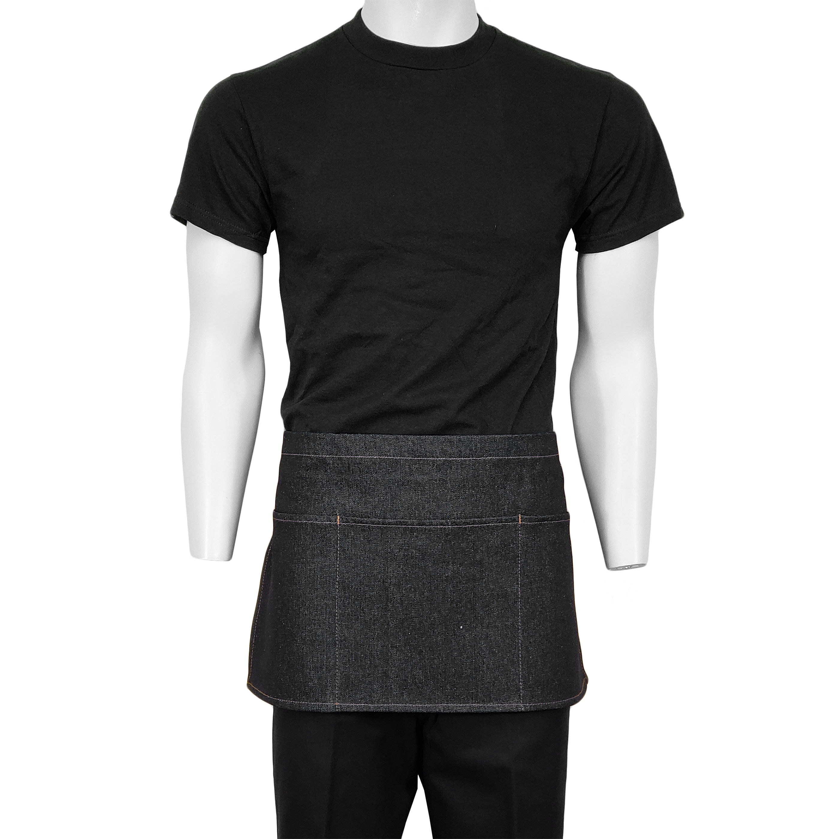 24 in. x 12 in. Denim Waist Apron with Pockets (BLANK) 6