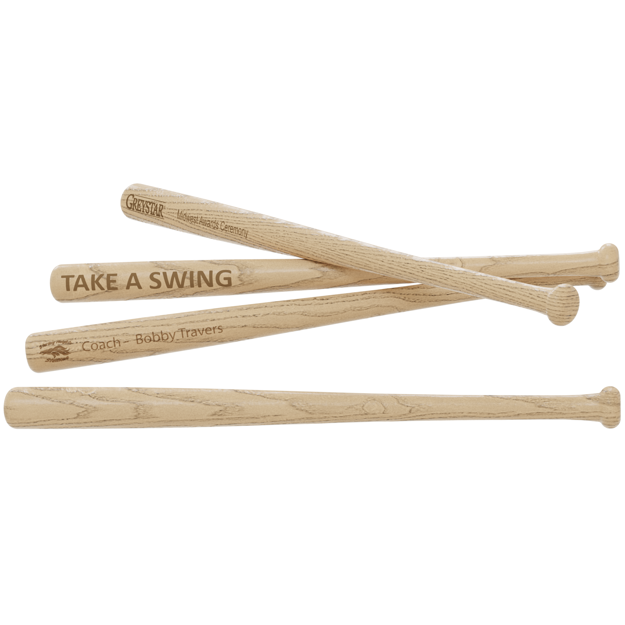 18" Novelty Baseball Bat with Laser Engraving 1