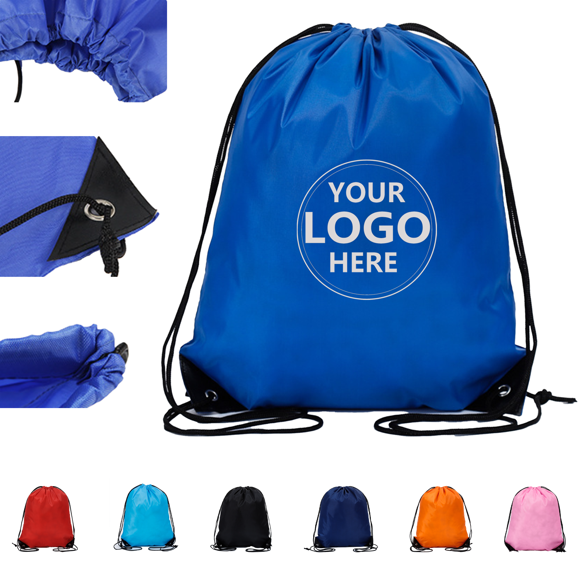 210D Polyester Drawstring Bag 2