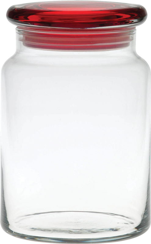 26 oz. Apothecary Jar w/Flat Lid 10