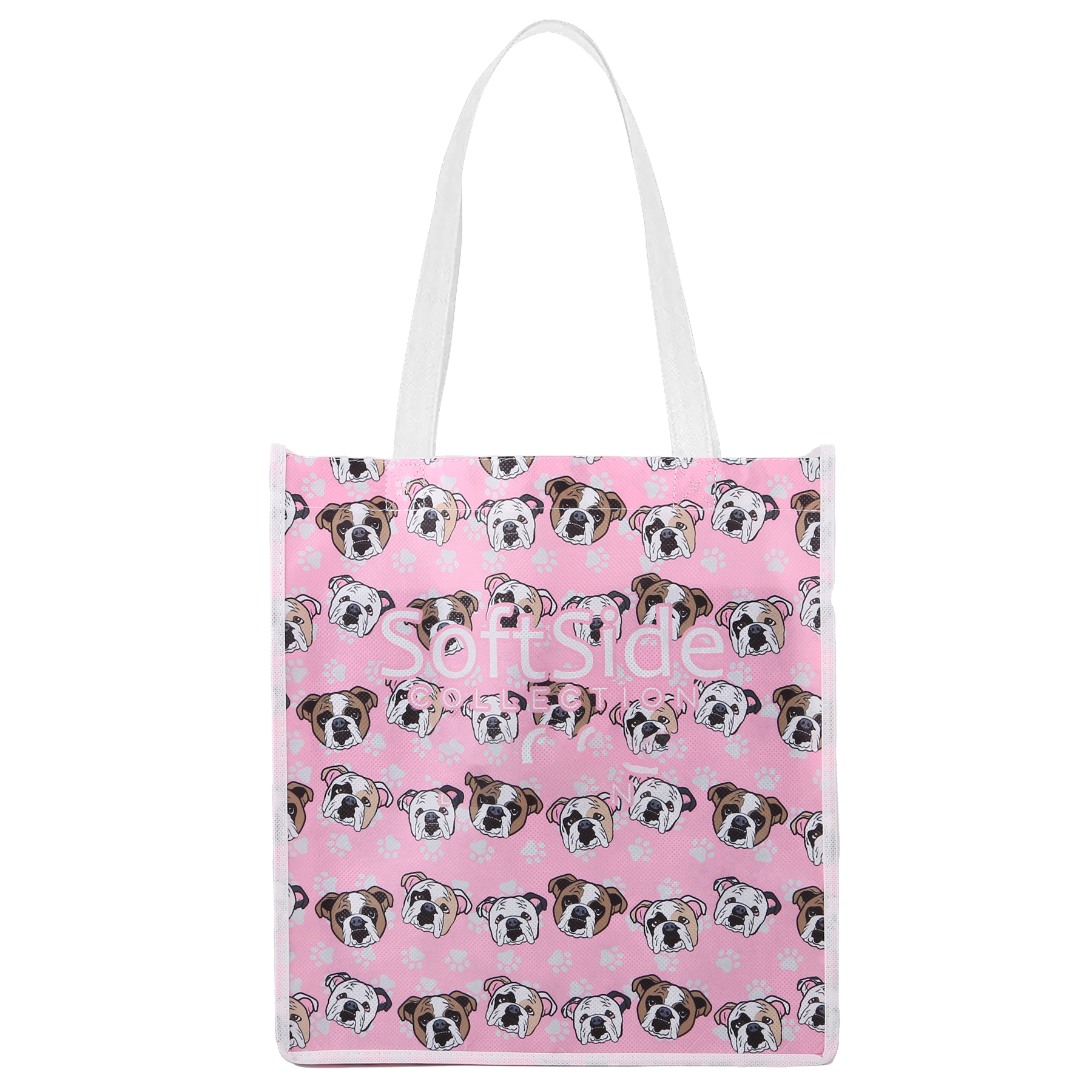 80G PET Tote Bag: 13" W x 13" H x 5" D