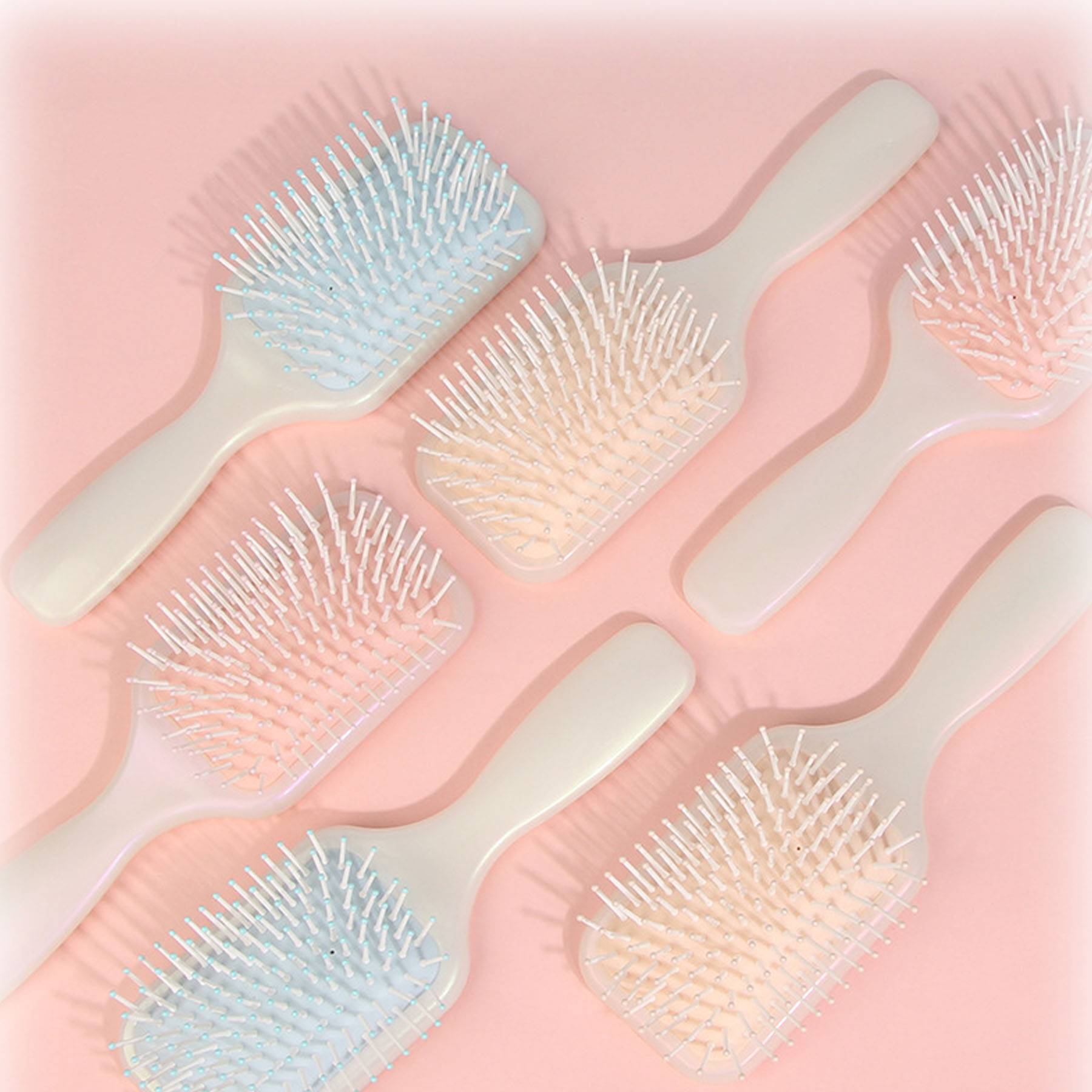 Cushion Paddle Brush with for Detangling 4