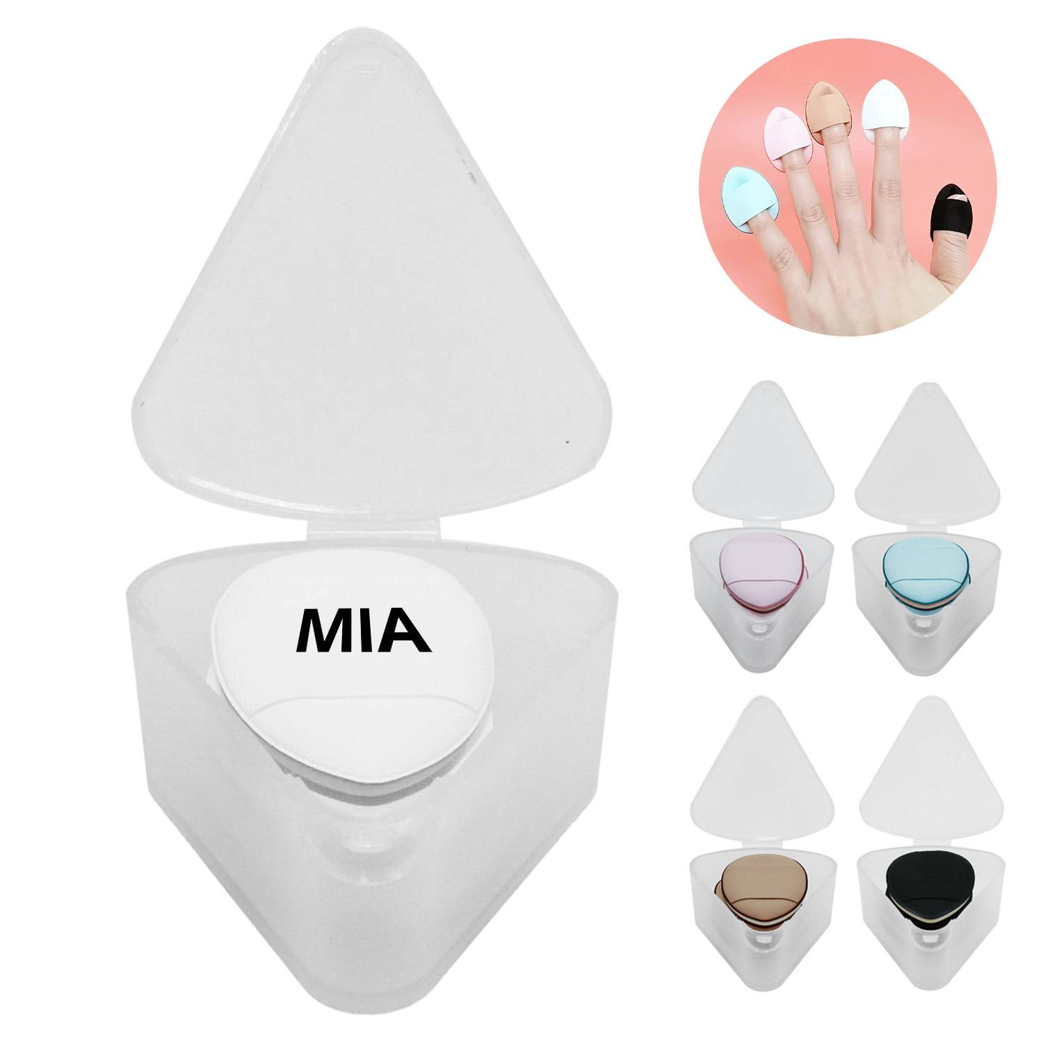 Mini Powder Puff Set With Box 7