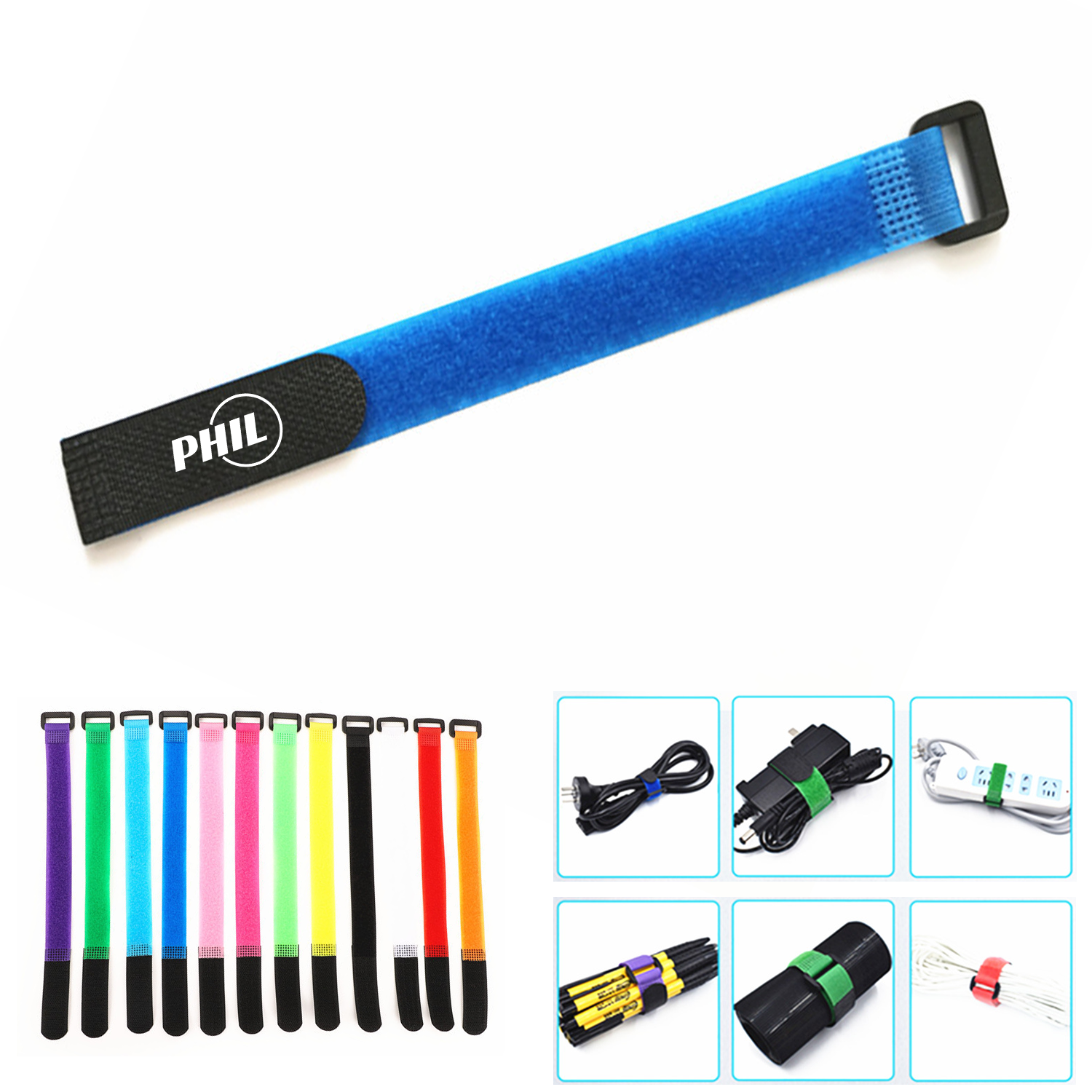 Reusable Nylon Magic Tape Tie 2
