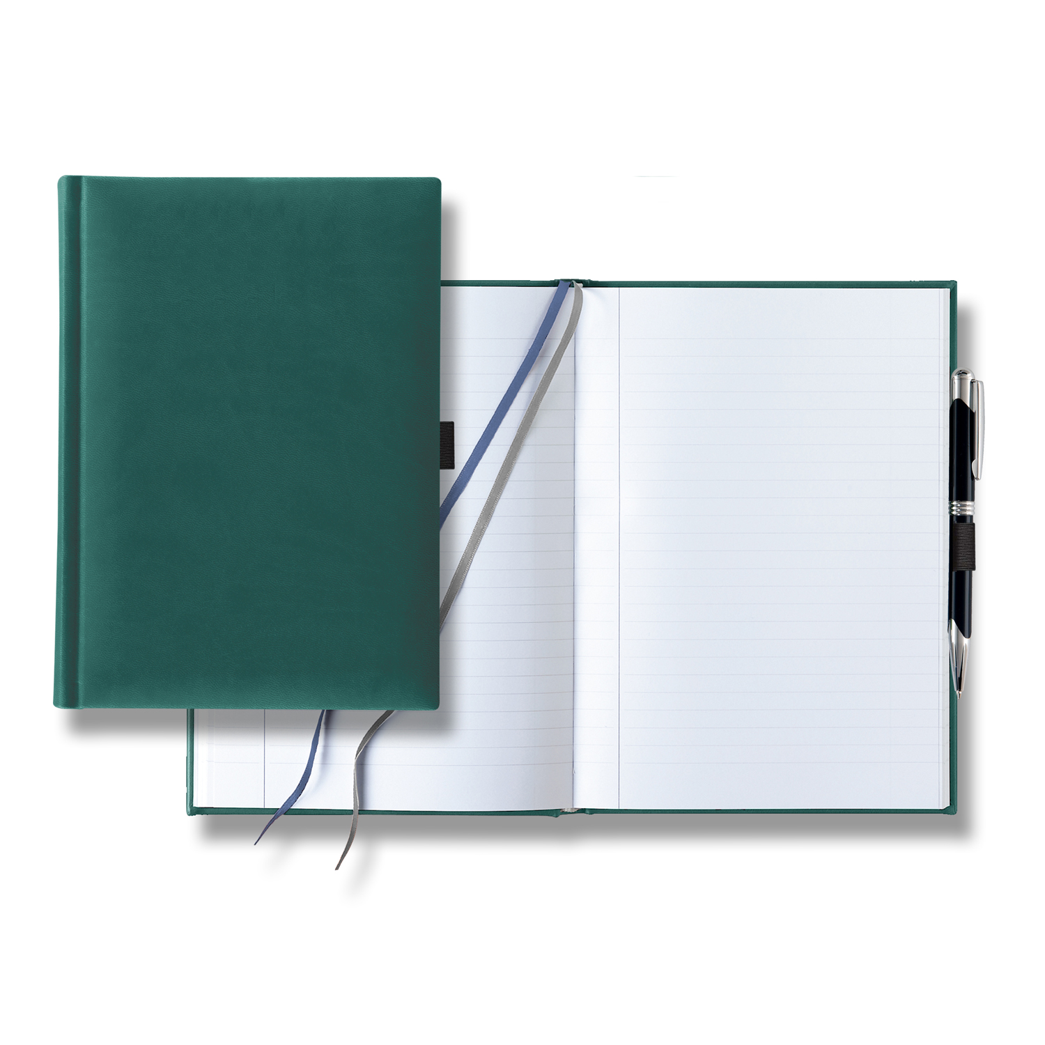 Castelli Tucson  Grande Lined White Page Journal with Pen & Loop 25