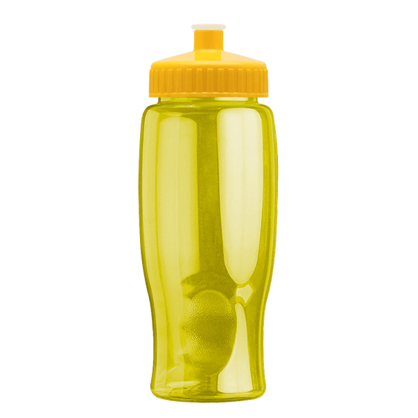 Rotation 27oz Transparent Contour Bottle w/Push-Pull Lid 5