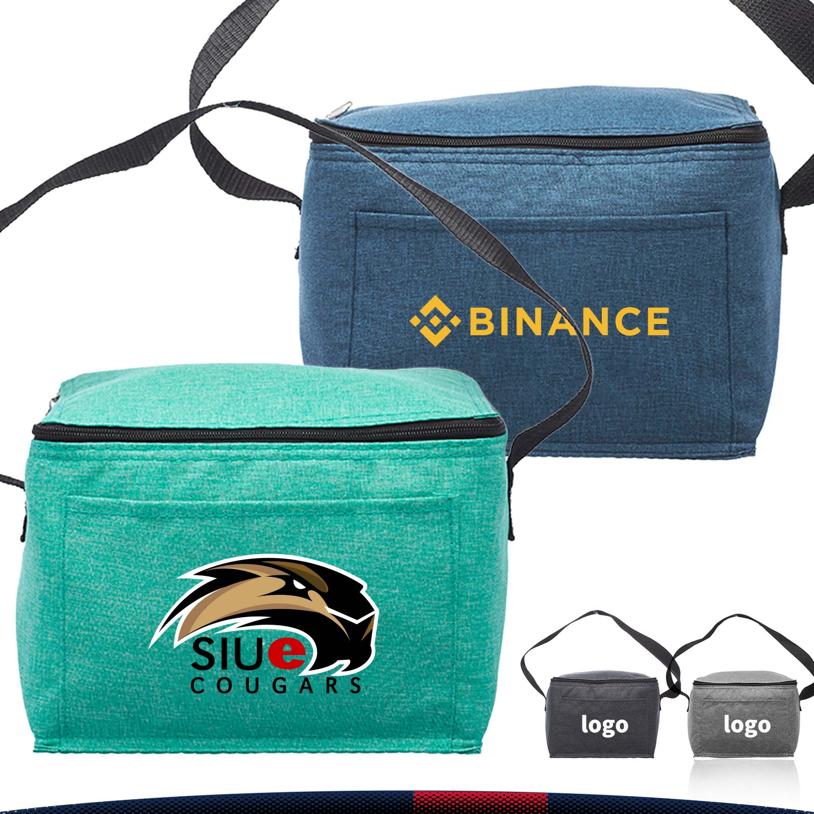 Lilia Insulated Heathered Lunch Bags 4