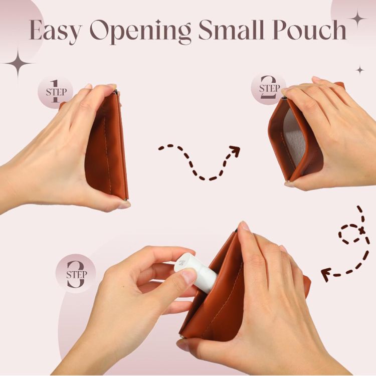 Leather Squeeze Coin Purse 2