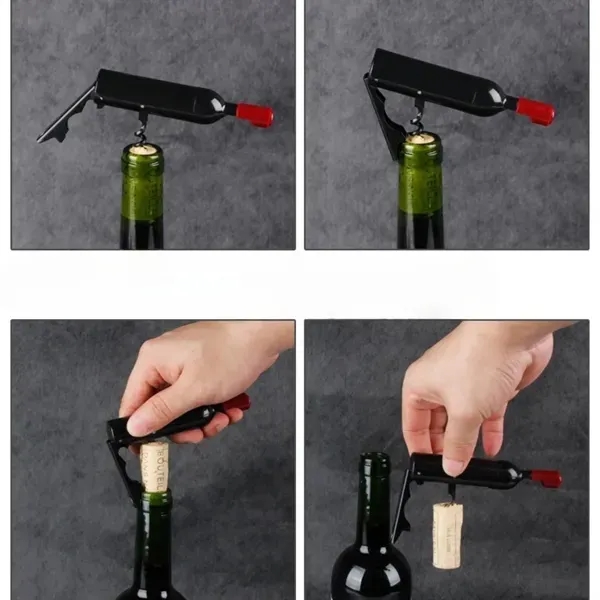 Wine Bottle Fridge Magnets with Red and Cup Openers 7