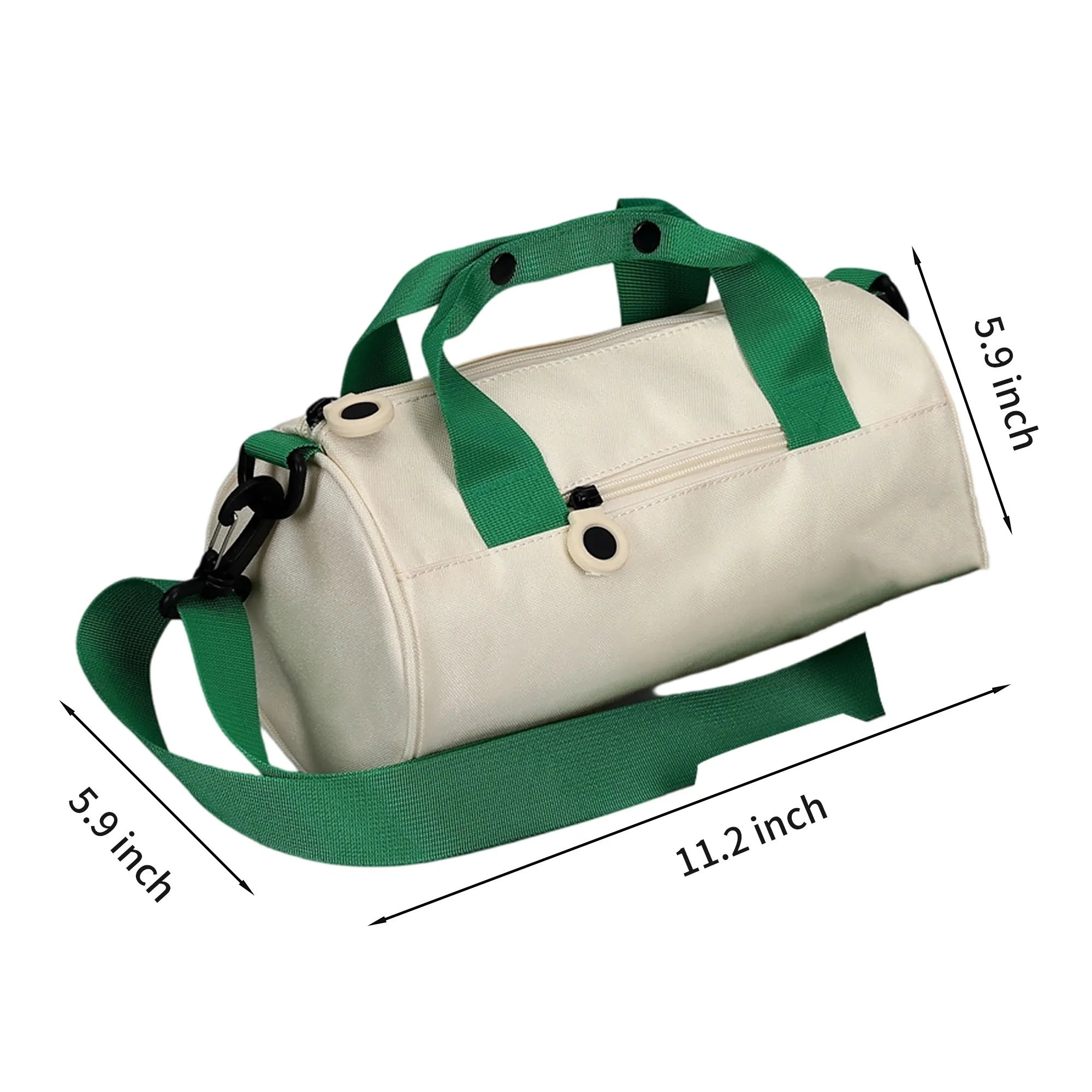 Large-Capacity Nylon Duffel Bag with Straps 4